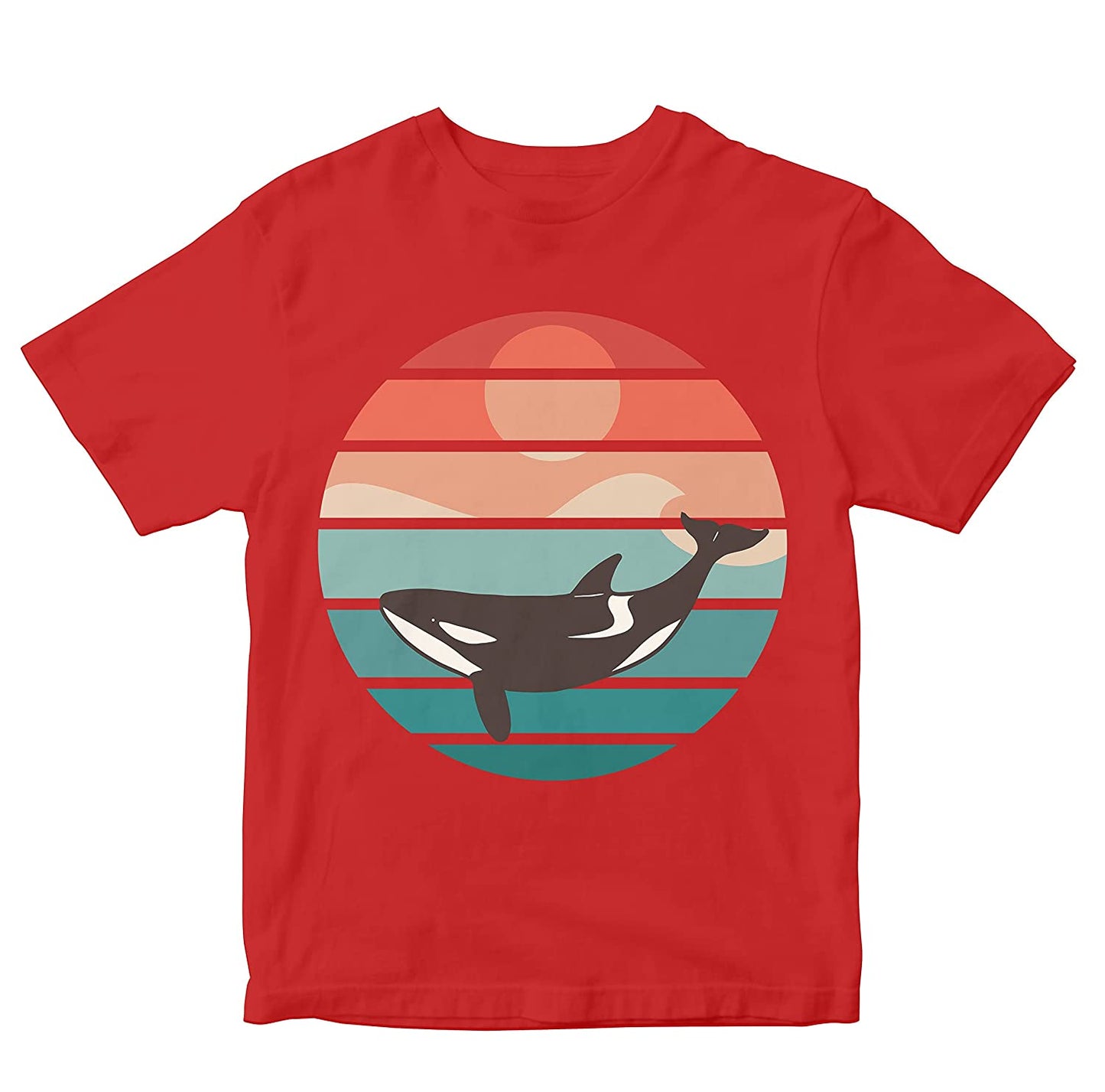Killer Whale Retro Sunset Kids