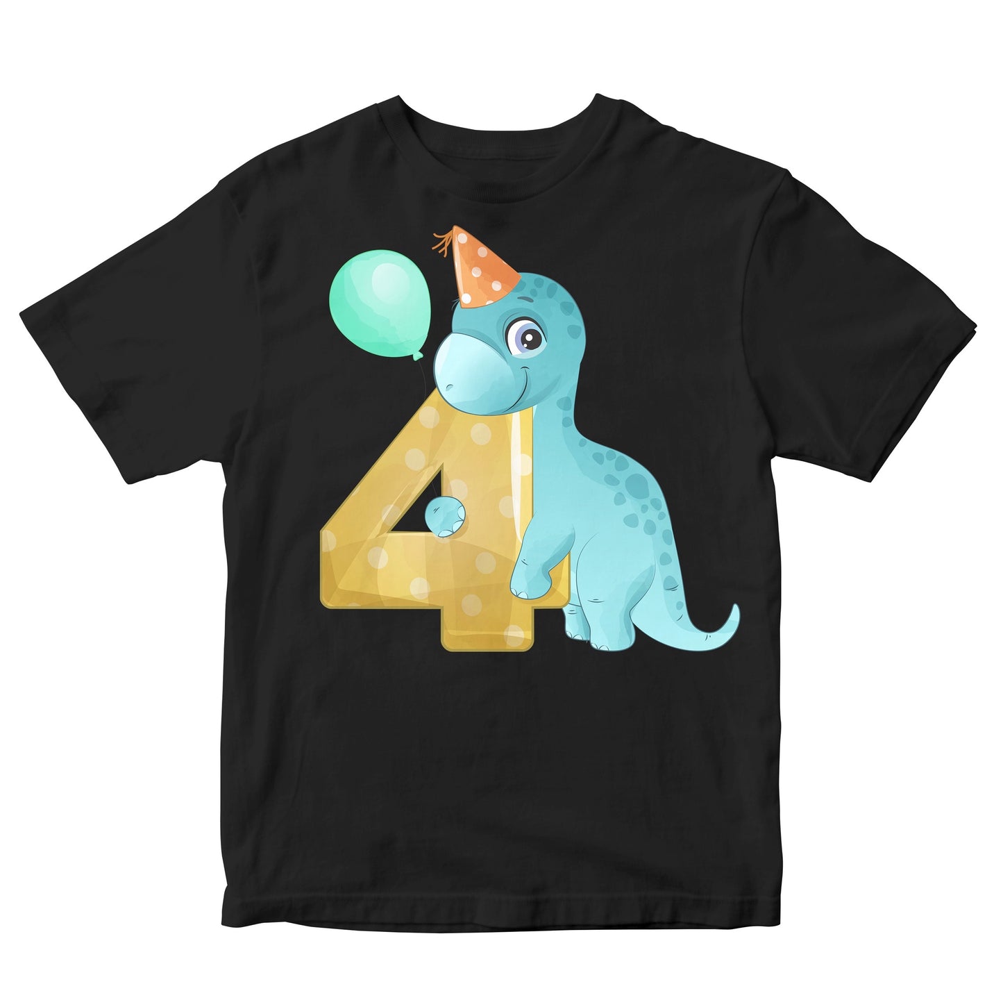 Four Year Old Apatosaurus - Birthday Dinosaur Kids