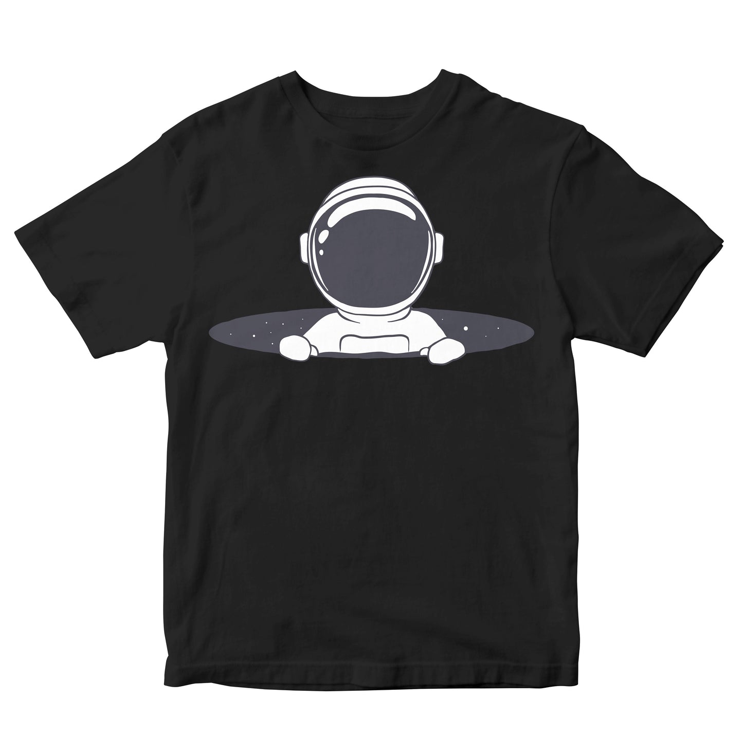 Cute Astronaut Peeping Through Wormhole Toddler