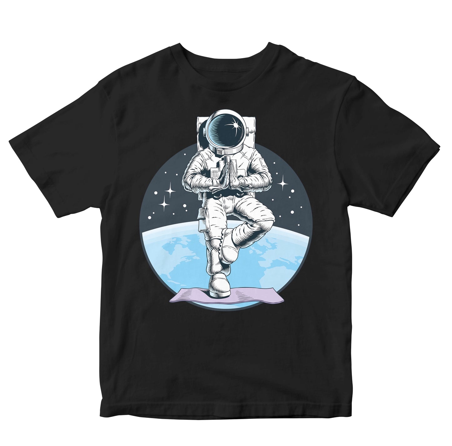 Astronaut Doing Yoga Kids