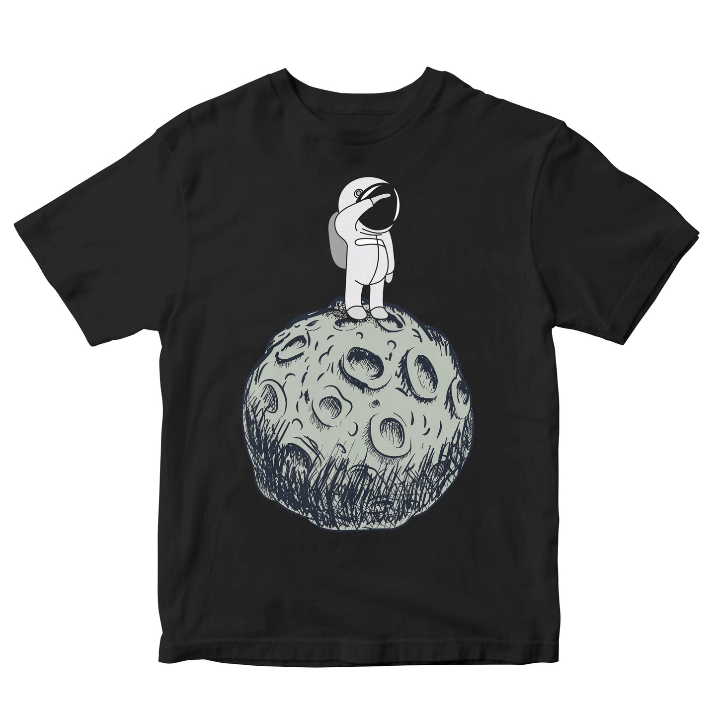 Cute Astronaut On Asteroid Toddler