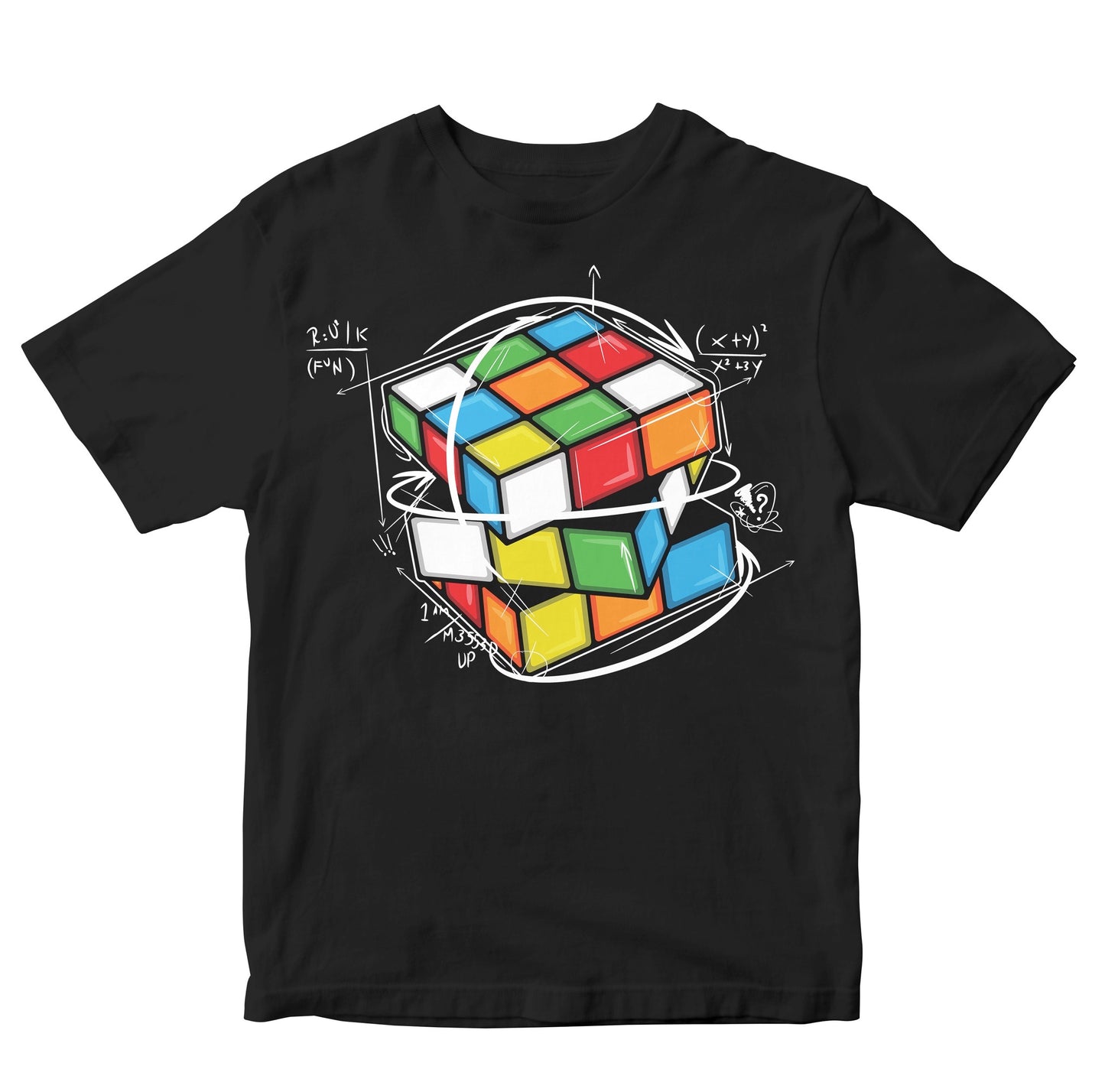 Rubik's Cube Hand Drawn Illustration Kids