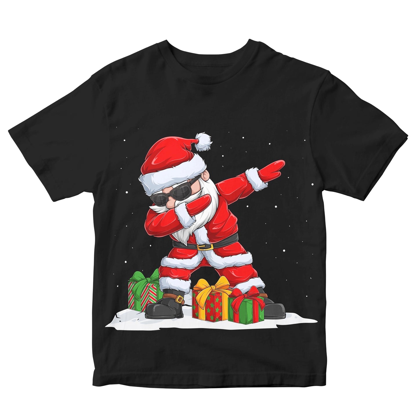 Cool Santa Dabbing Over Christmas Gifts Kids