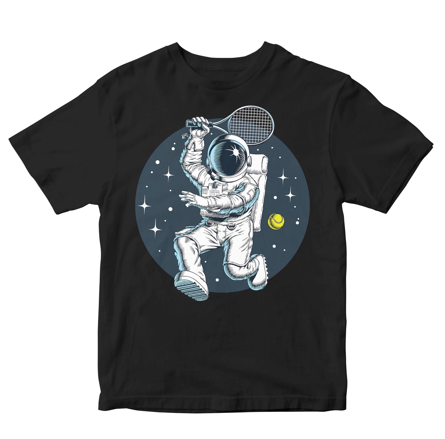 Astronaut Playing Tennis In Space Kids