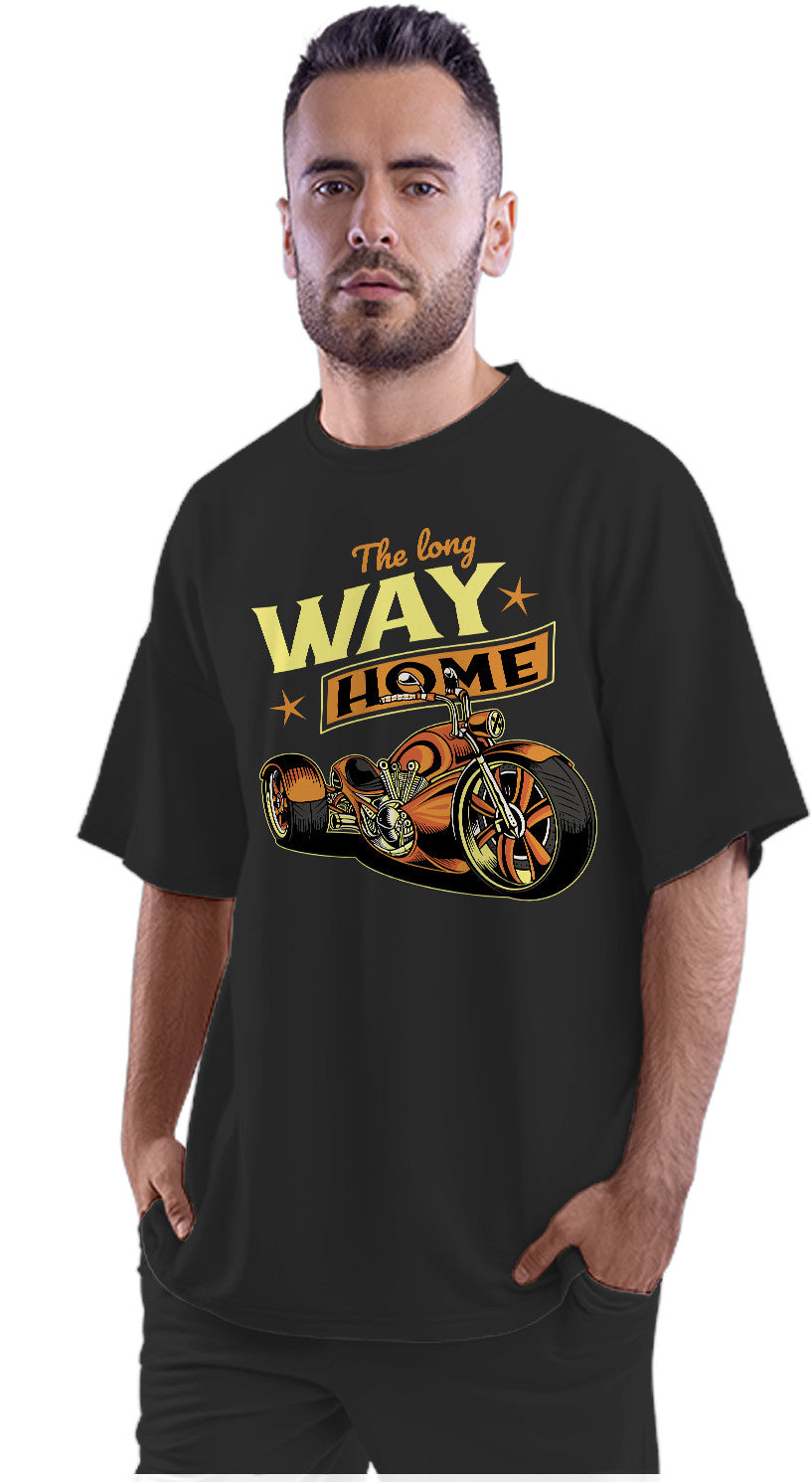 Three Wheel Motorcycle Quote Oversized Unisex T-shirt