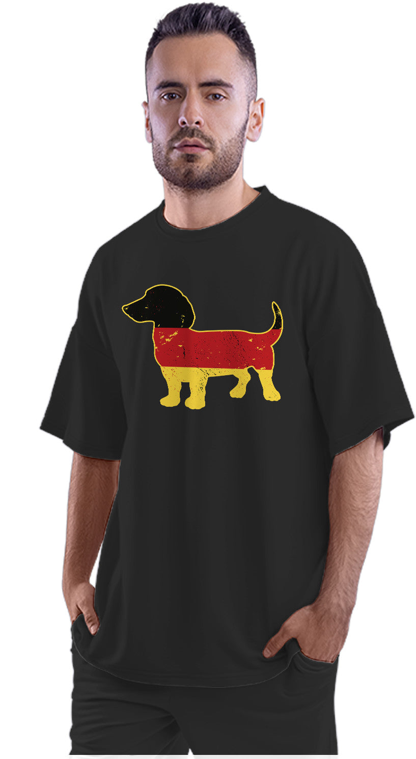 Dachshund Dog - Germany Oversized Unisex T-shirt