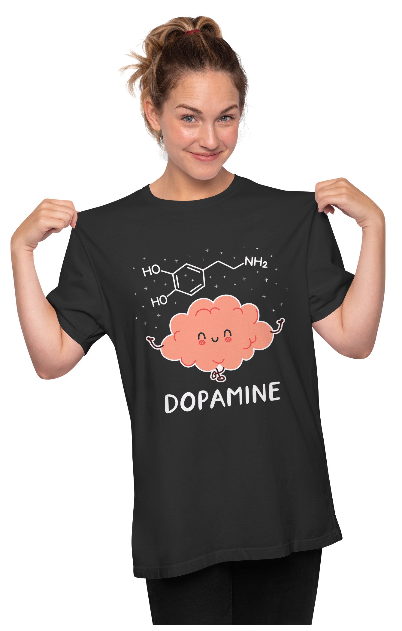 Dopamine - Cute Brain Oversized Unisex T-shirt