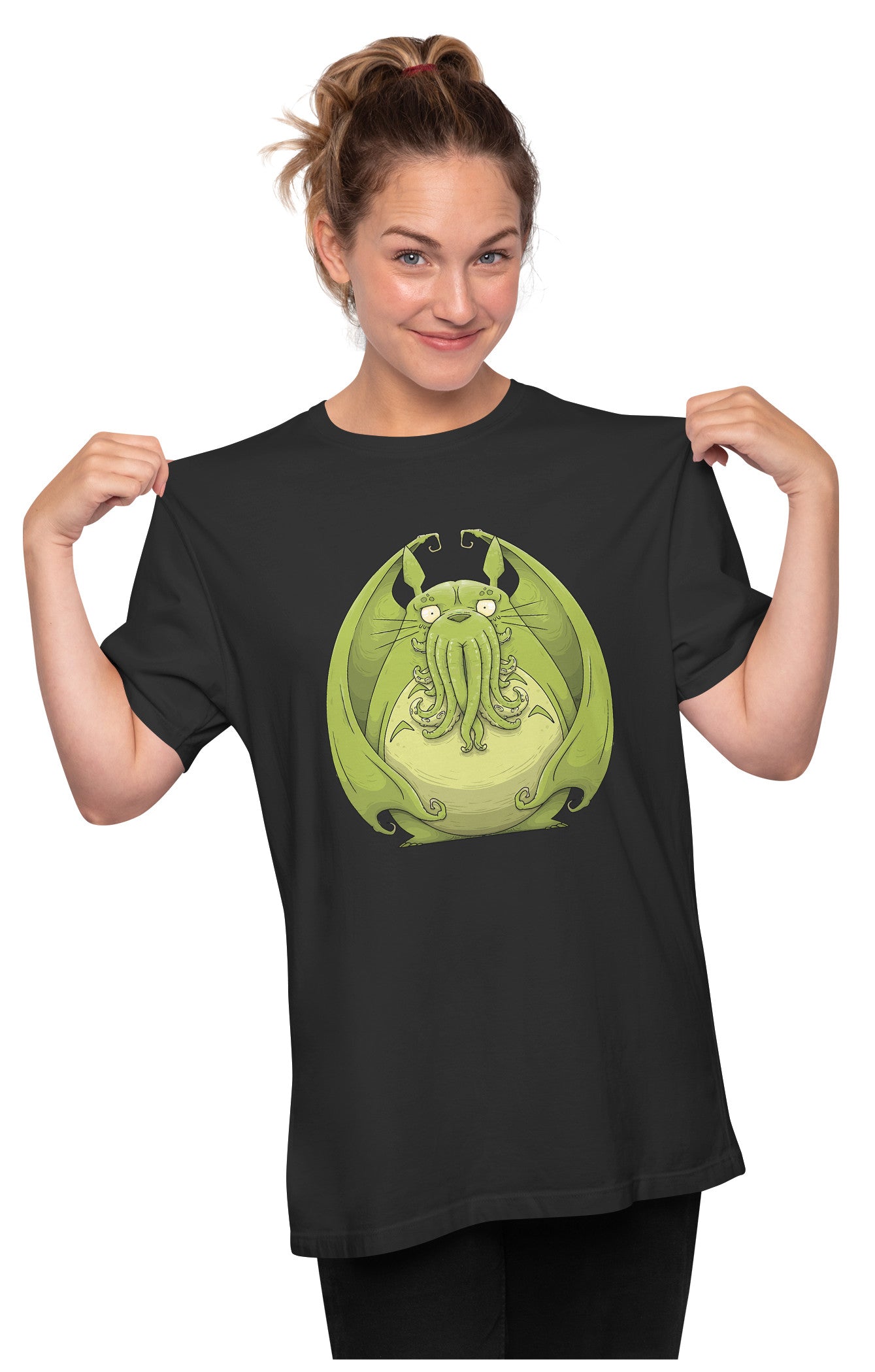 Totoro Cthulhu Crossover Oversized Unisex T-shirt