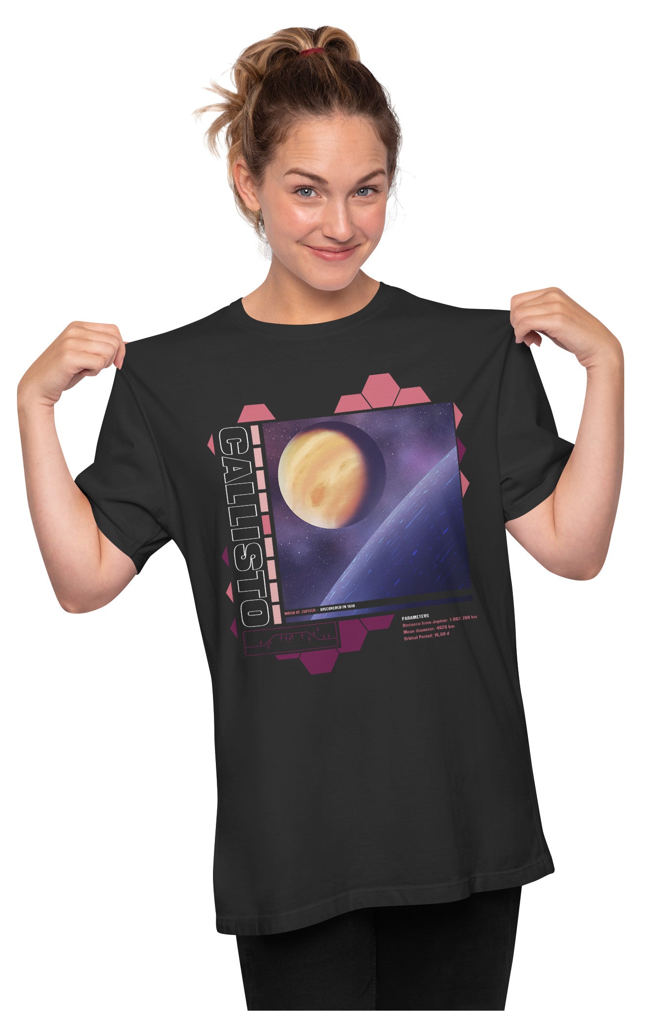Callisto - Moon Of Jupiter Oversized Unisex T-shirt