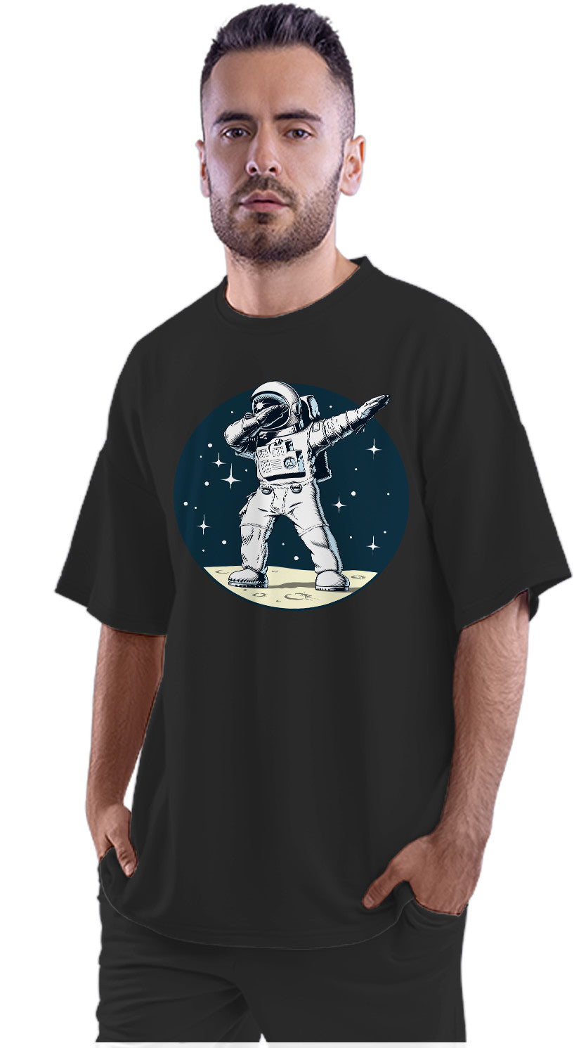 Dabbing Astronaut Kids Oversized Unisex T-shirt