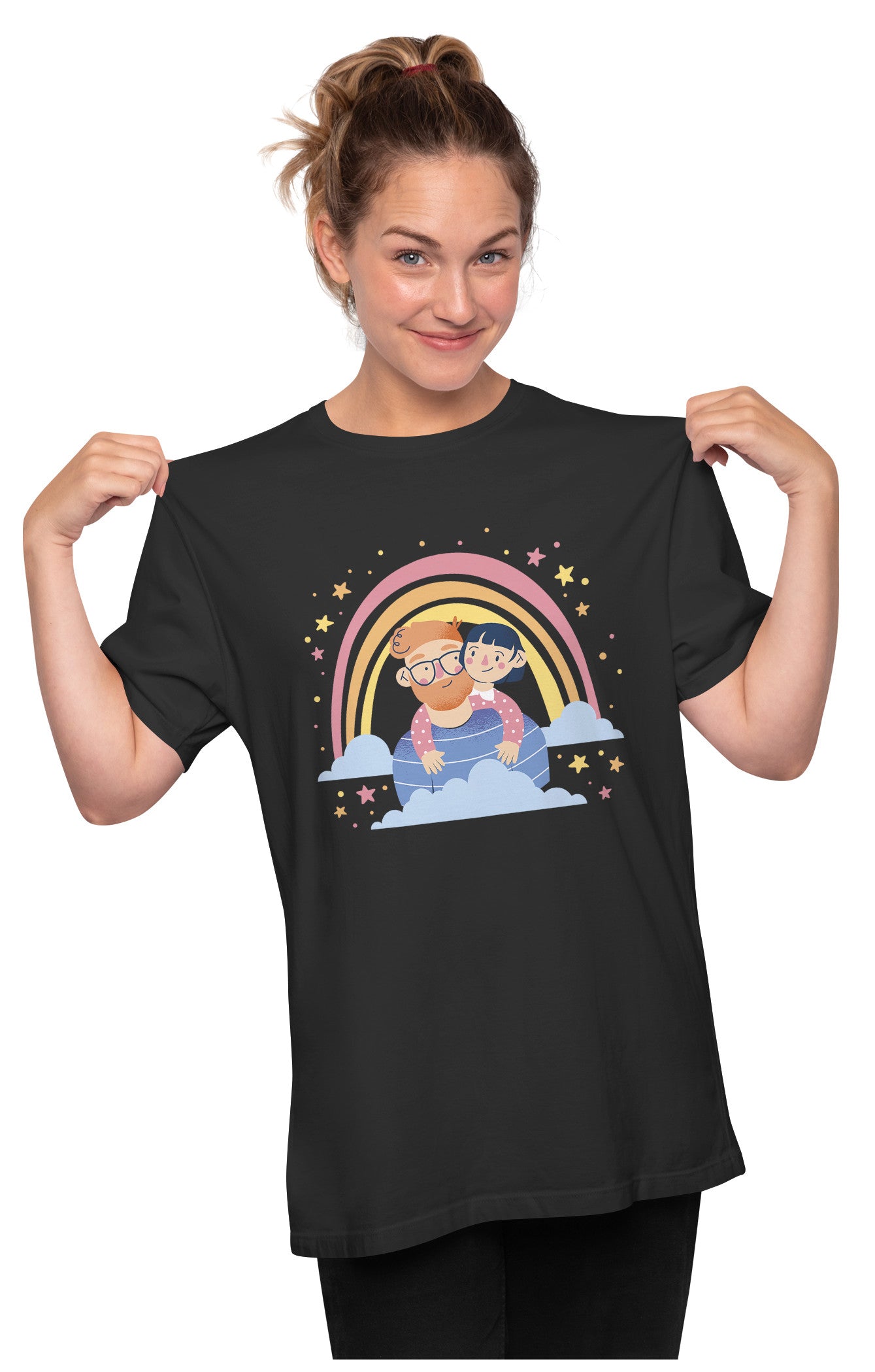 Father's Day - Father & Daughter Oversized Unisex T-shirt