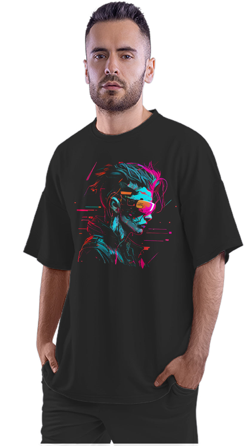 Cyberpunk - VR Headset Oversized Unisex T-shirt