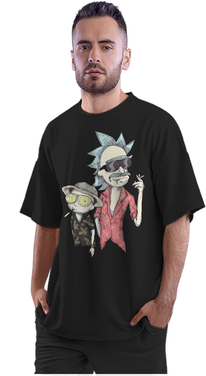 Fear & Loathing - Rick Sanchez & Morty Smith Oversized Unisex T-shirt