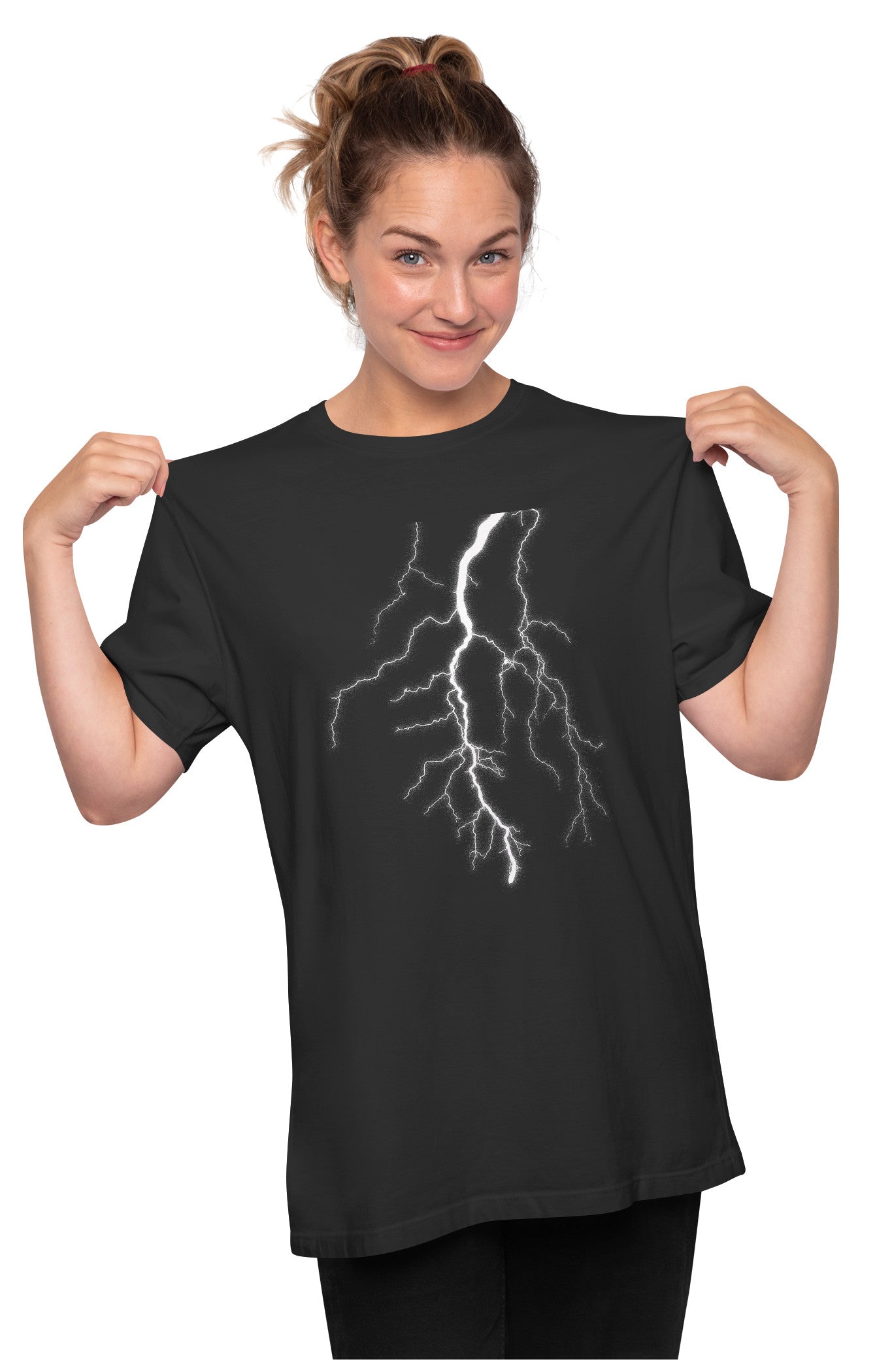 Lightning Bolt Oversized Unisex T-shirt