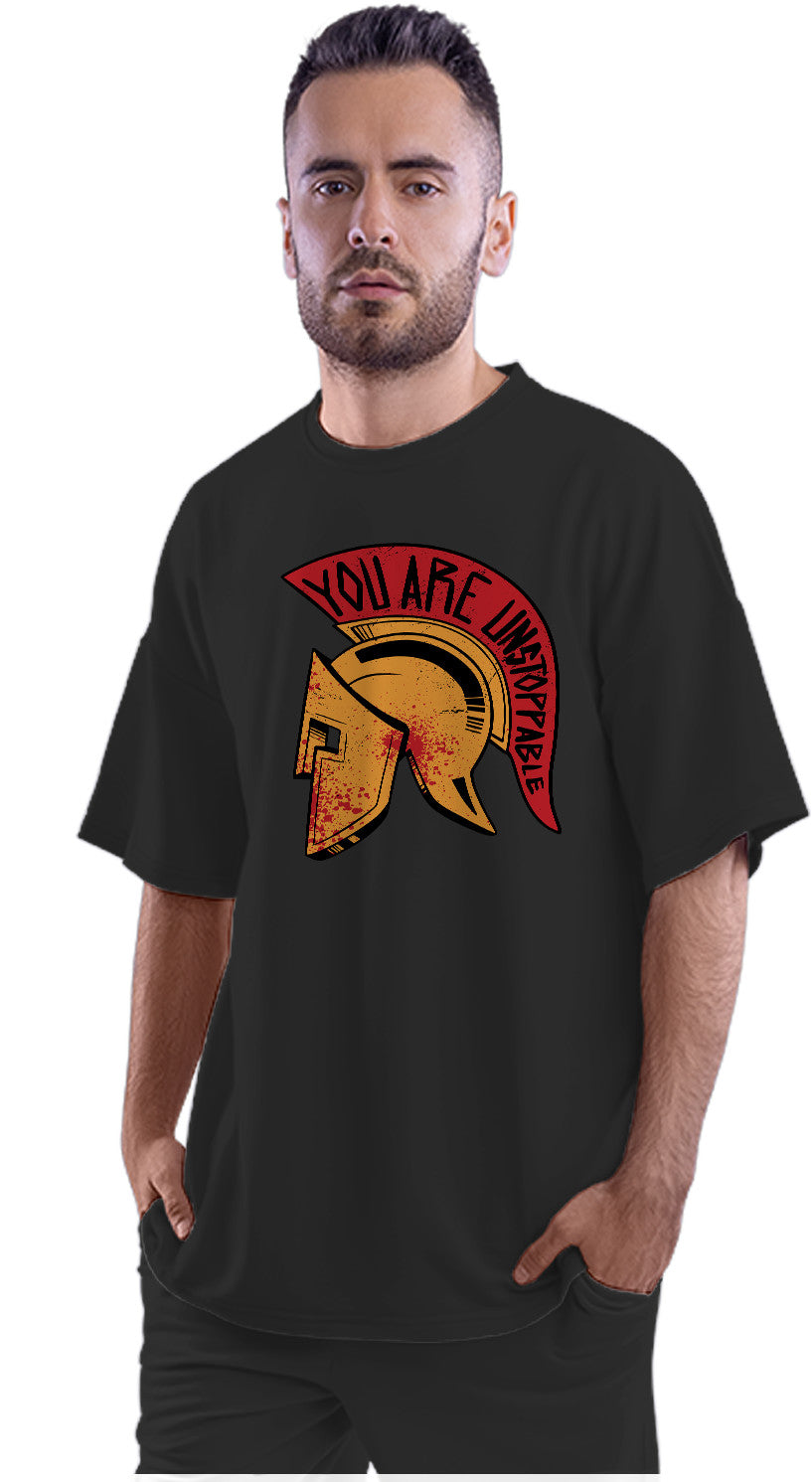 You Are Unstoppable - Spartan Oversized Unisex T-shirt