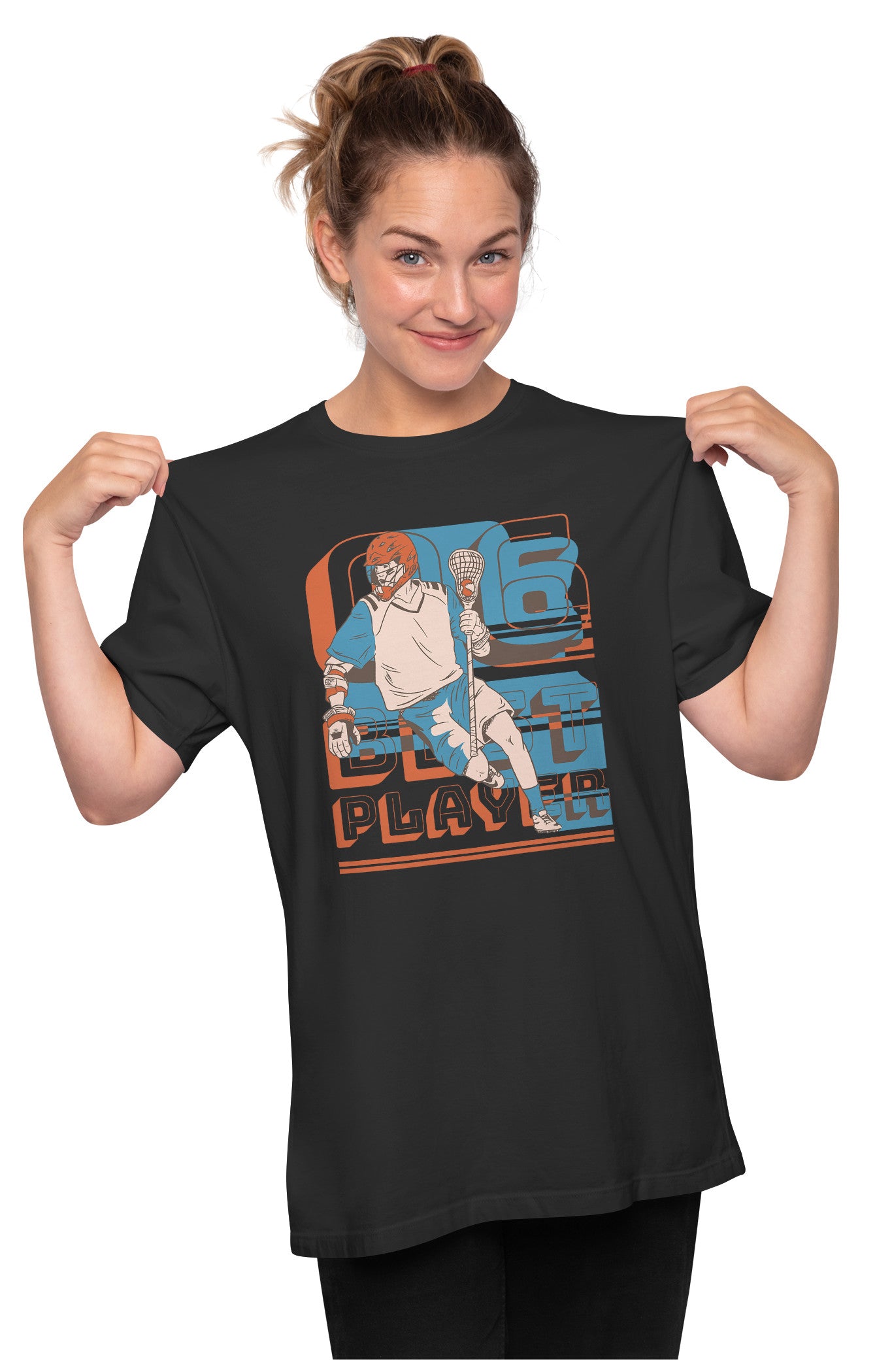 Lacrosse Player - Sports Oversized Unisex T-shirt