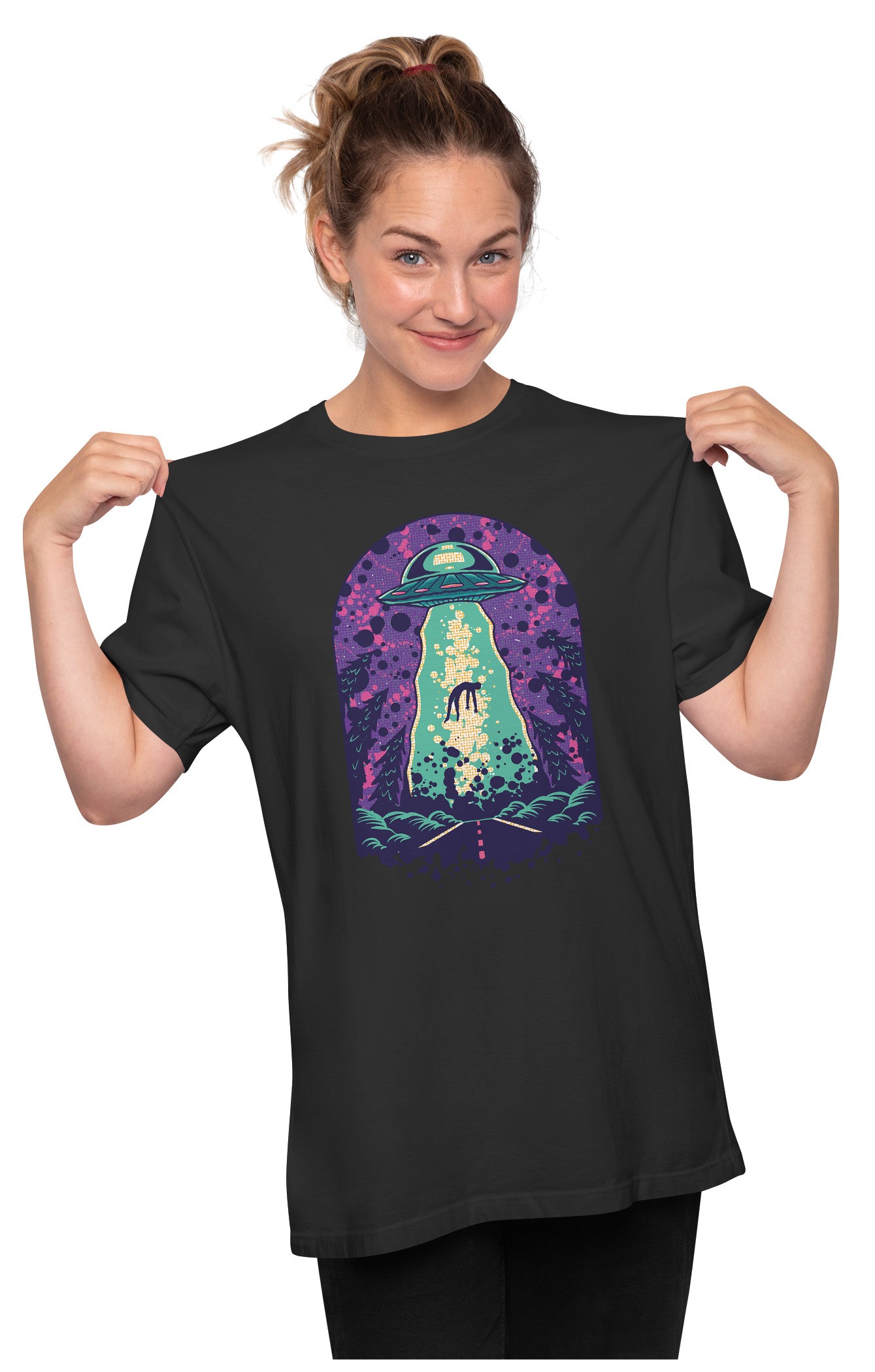 UFO - Alien Abduction Oversized Unisex T-shirt
