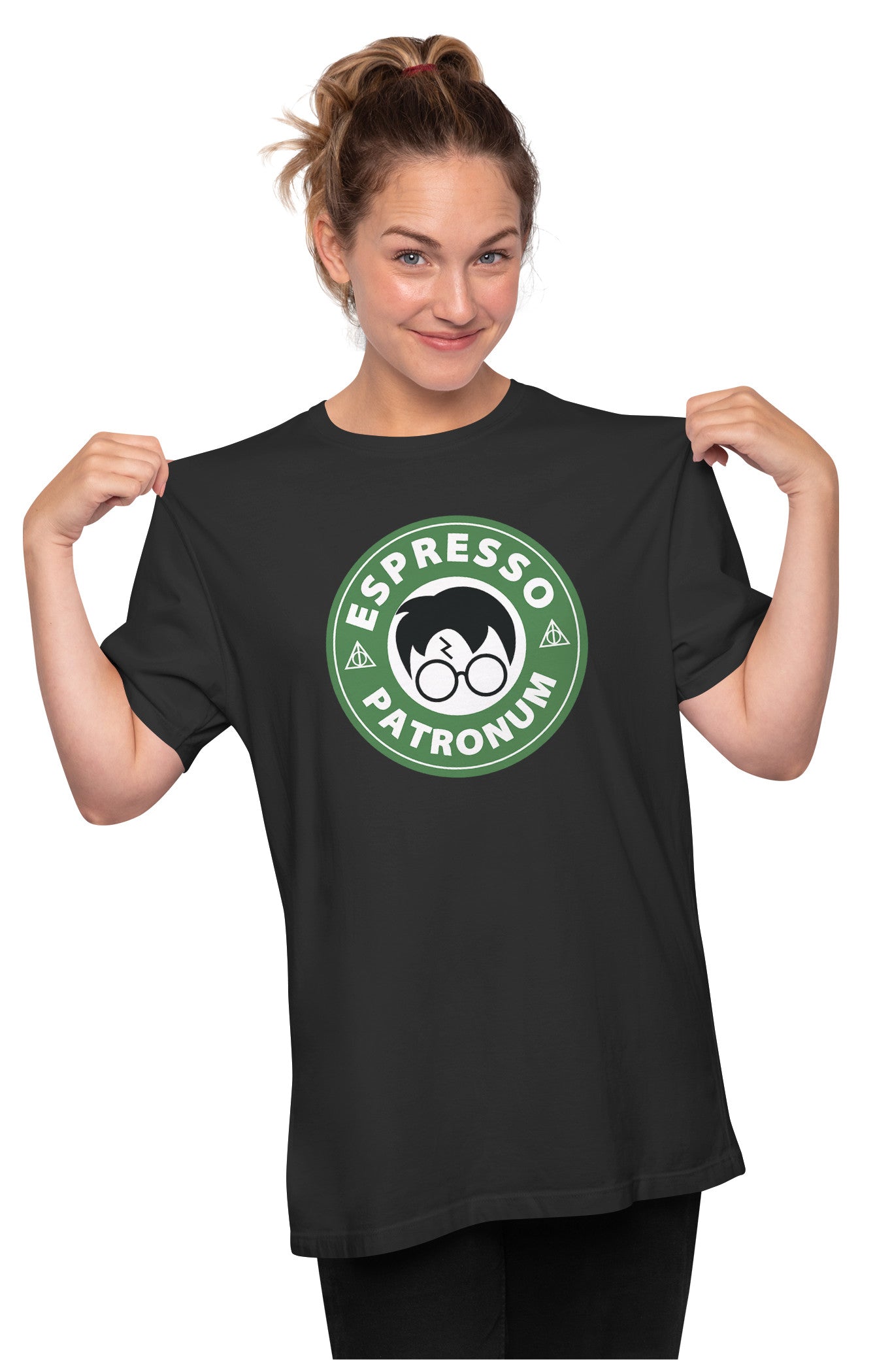 Espresso Patronum Harry Potter Oversized Unisex T-shirt