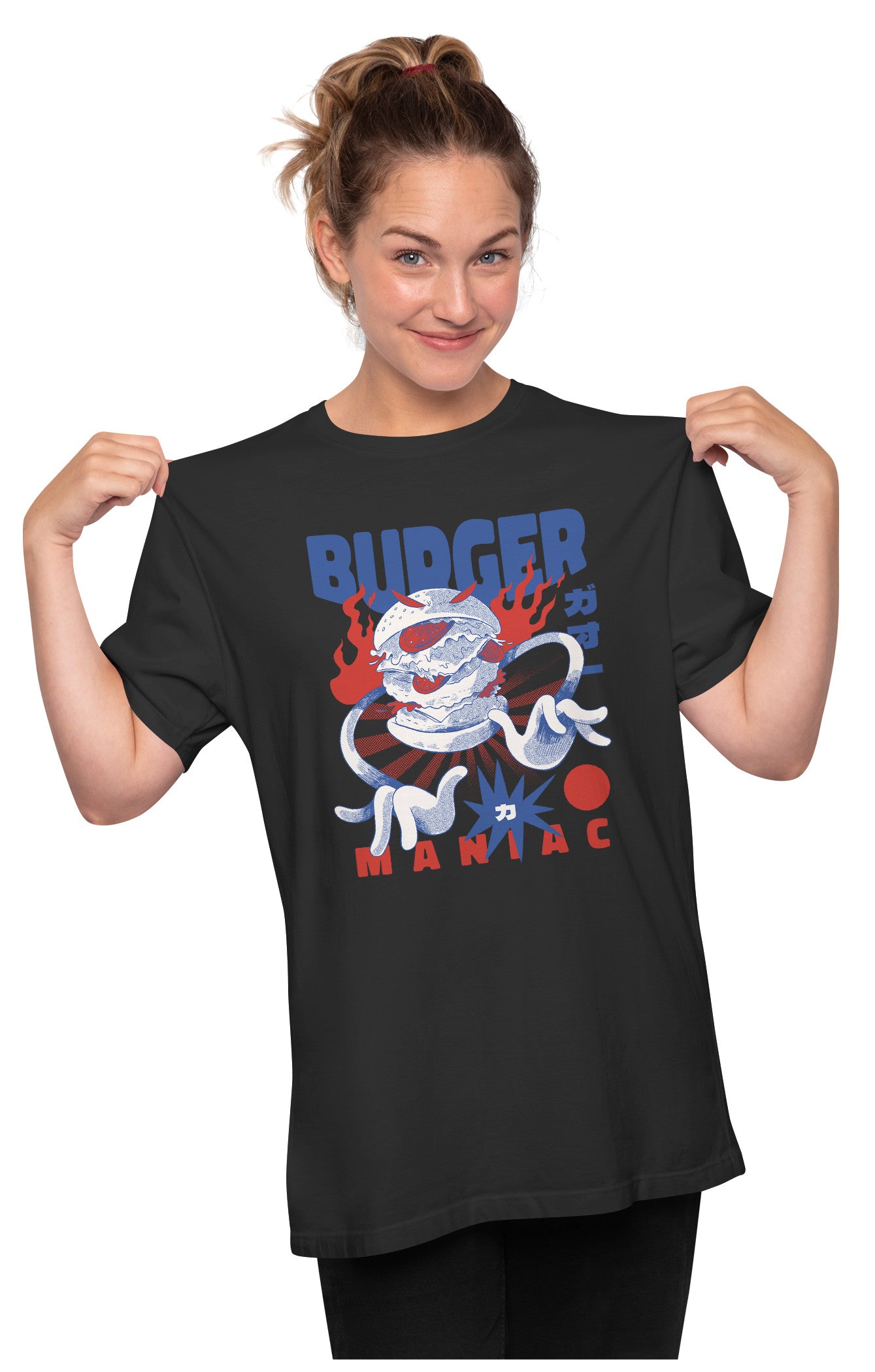 Burger Monster Kaiju Oversized Unisex T-shirt