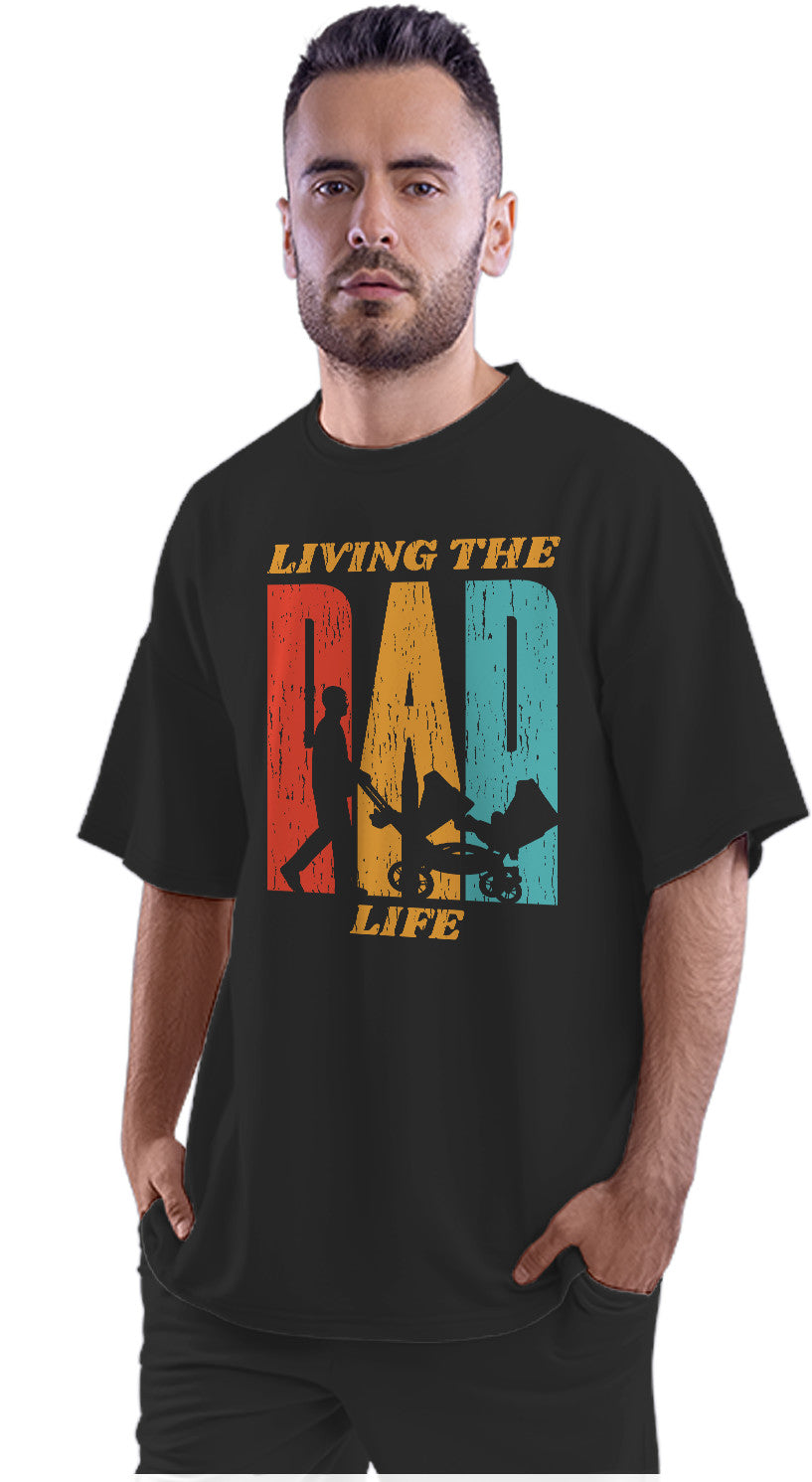 Living The Dad Life Oversized Unisex T-shirt