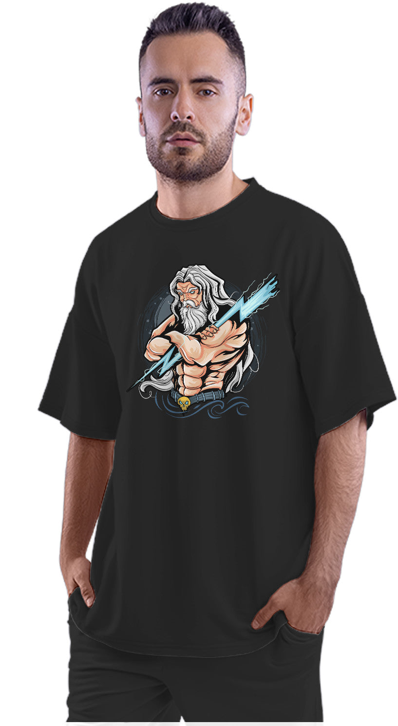 Zeus - Greek Mythology God Oversized Unisex T-shirt