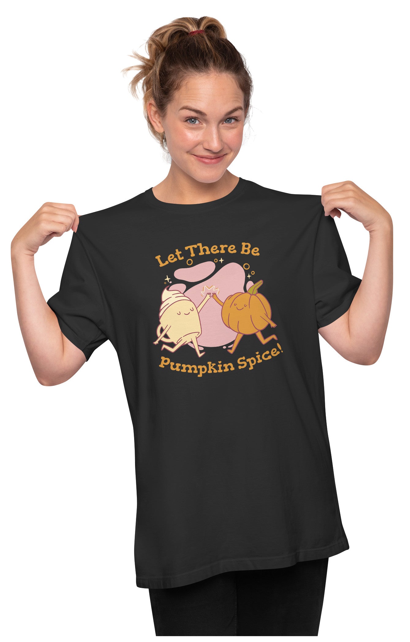 Let There Be Pumpkin Spice Oversized Unisex T-shirt