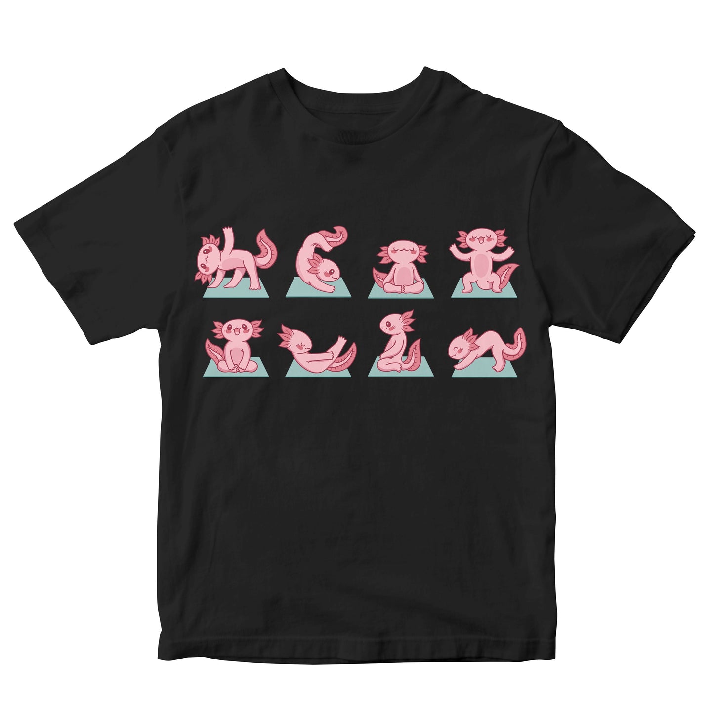 Axolotl Doing Yoga Kids