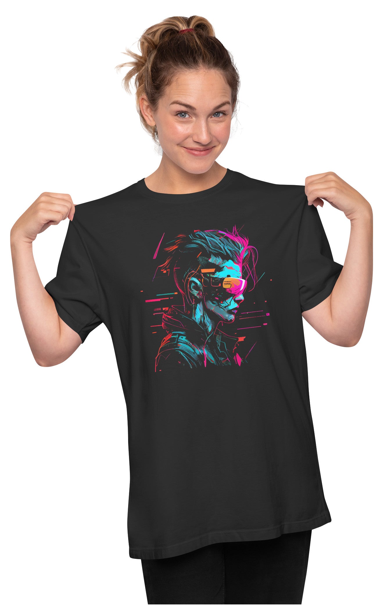 Cyberpunk - VR Headset Oversized Unisex T-shirt
