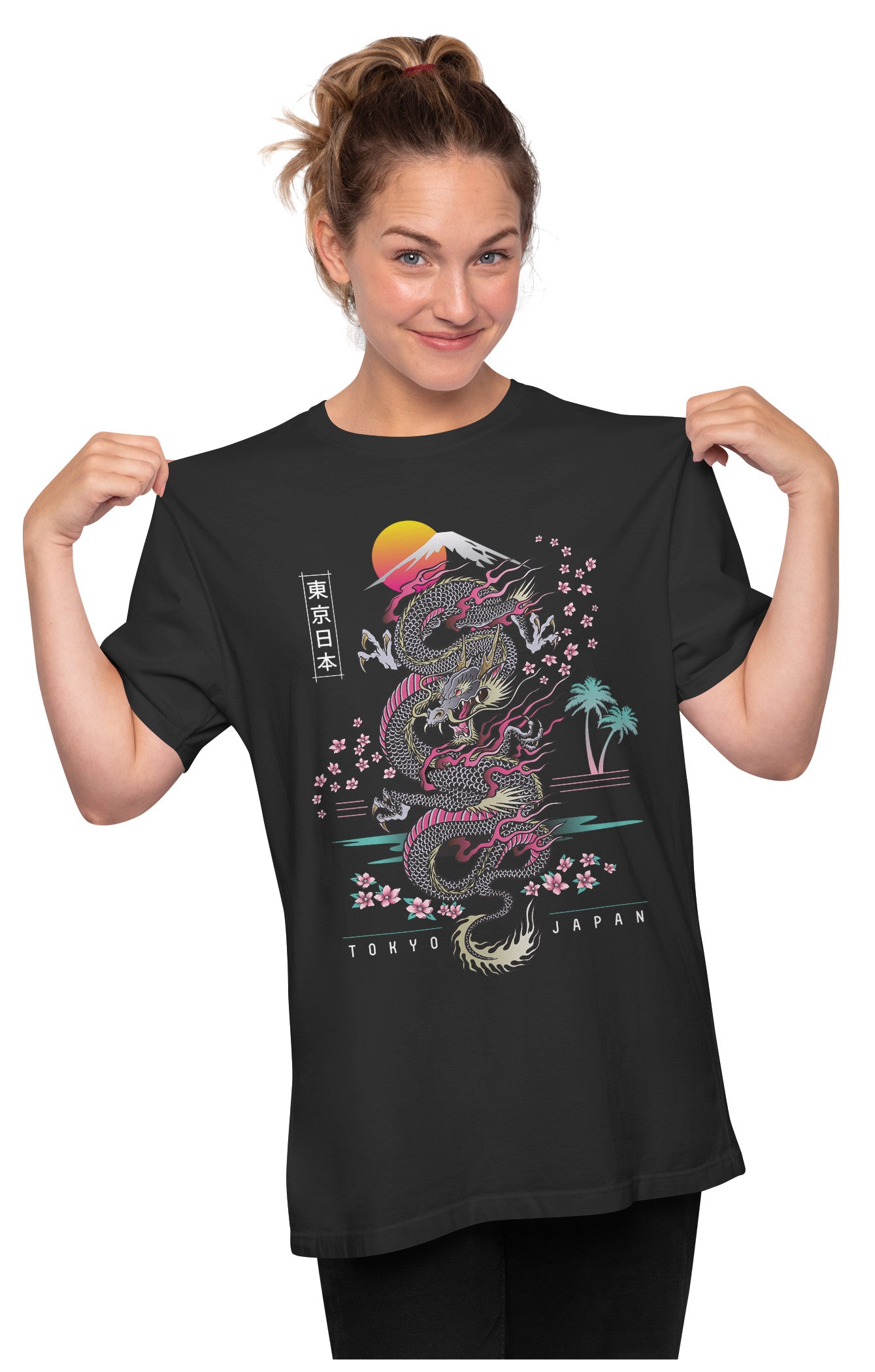 Tokyo Japan - Dragon Oversized Unisex T-shirt