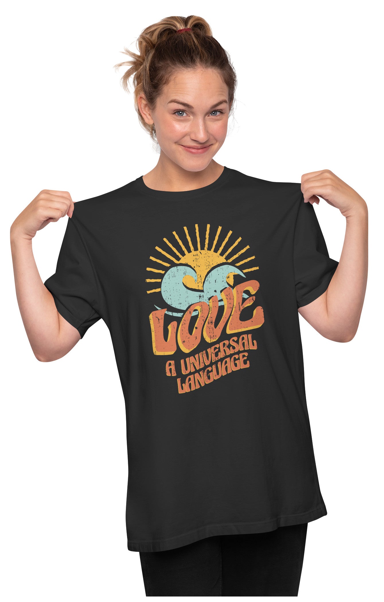 Love - A Universal Language Oversized Unisex T-shirt