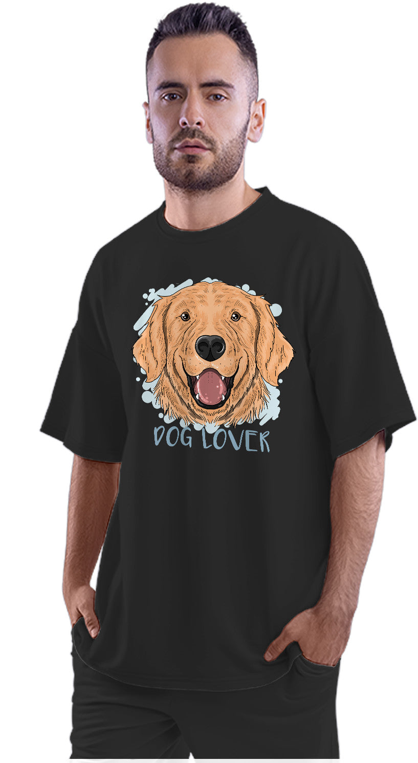 Dog Lover - Golden Retriever Oversized Unisex T-shirt