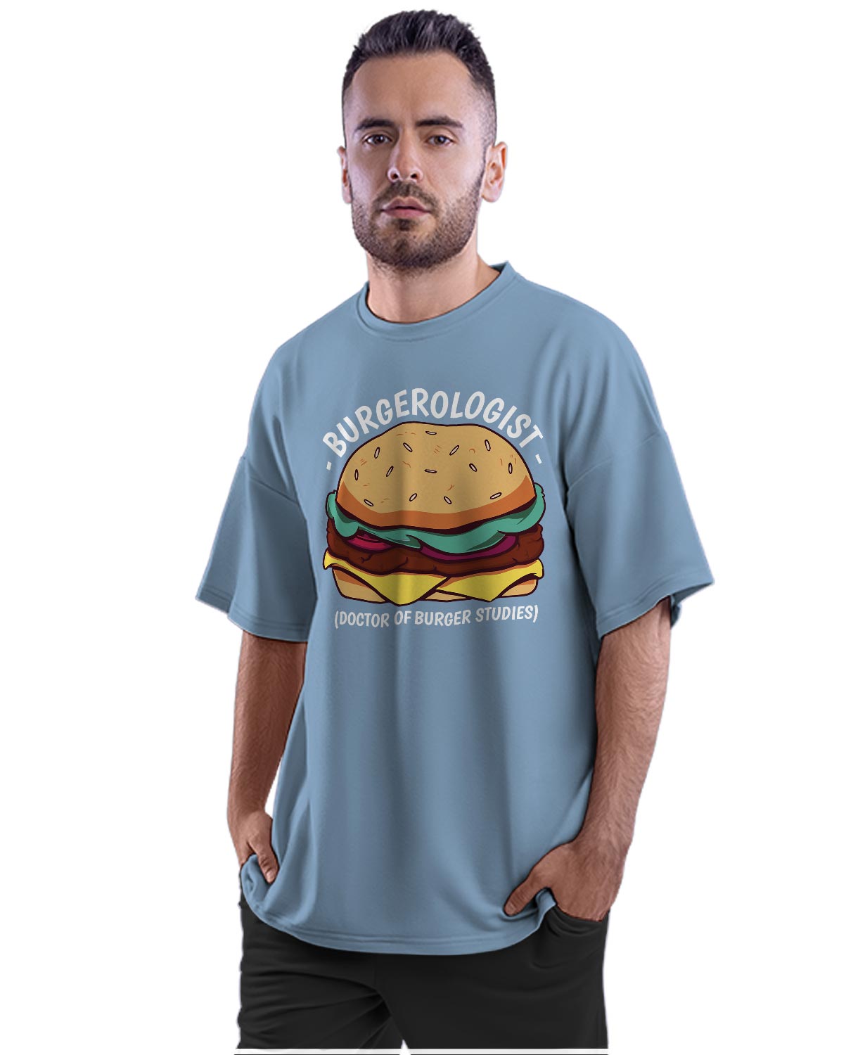 Burgerologist - Burger Lover - Funny Oversized Unisex T-shirt