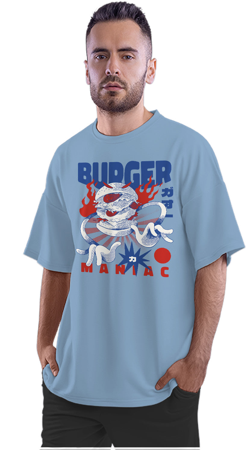 Burger Monster Kaiju Oversized Unisex T-shirt