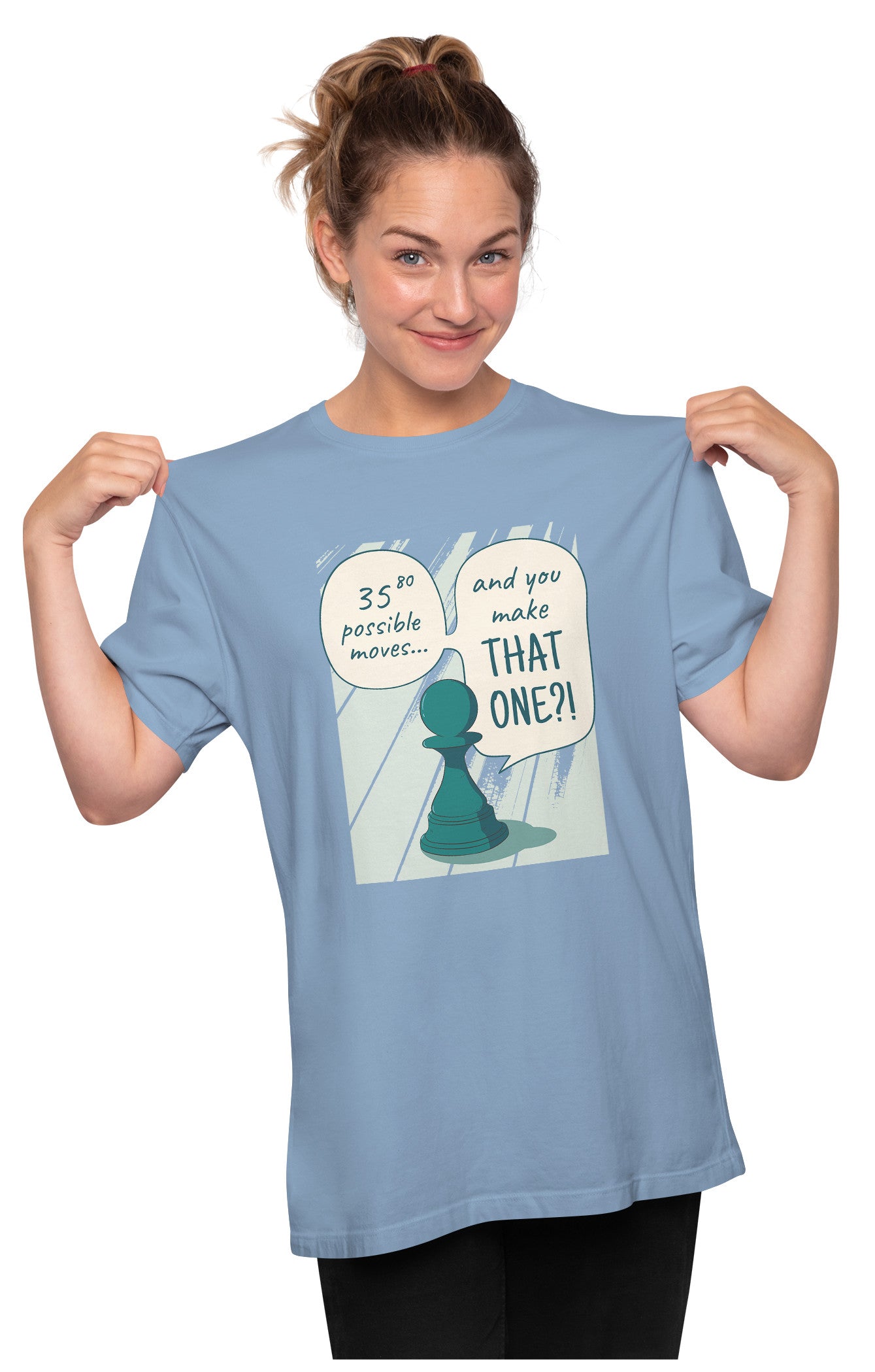 Sarcastic Pawn - Chess Oversized Unisex T-shirt