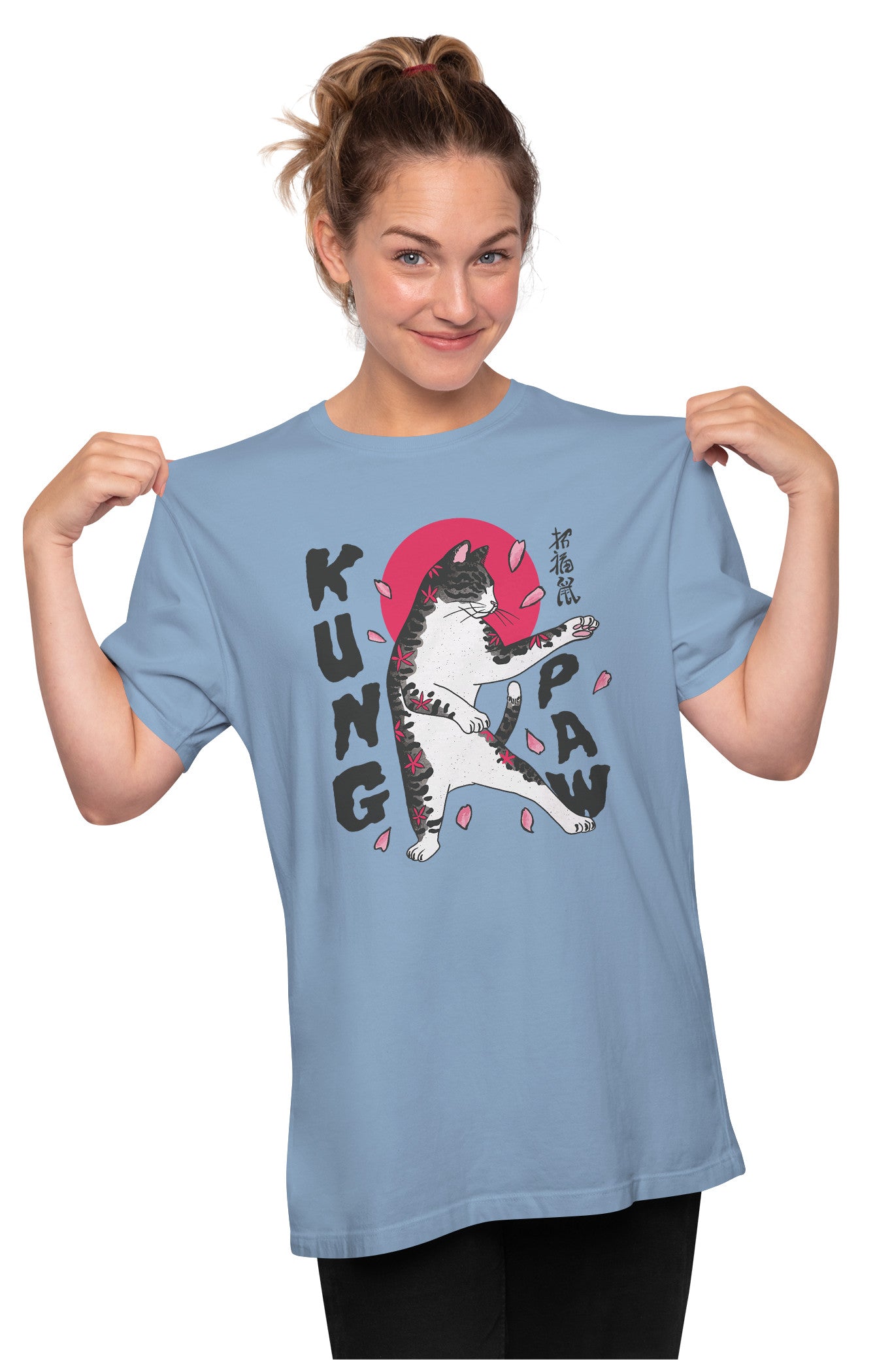 Kung Fu Cat - Karate Cat Oversized Unisex T-shirt