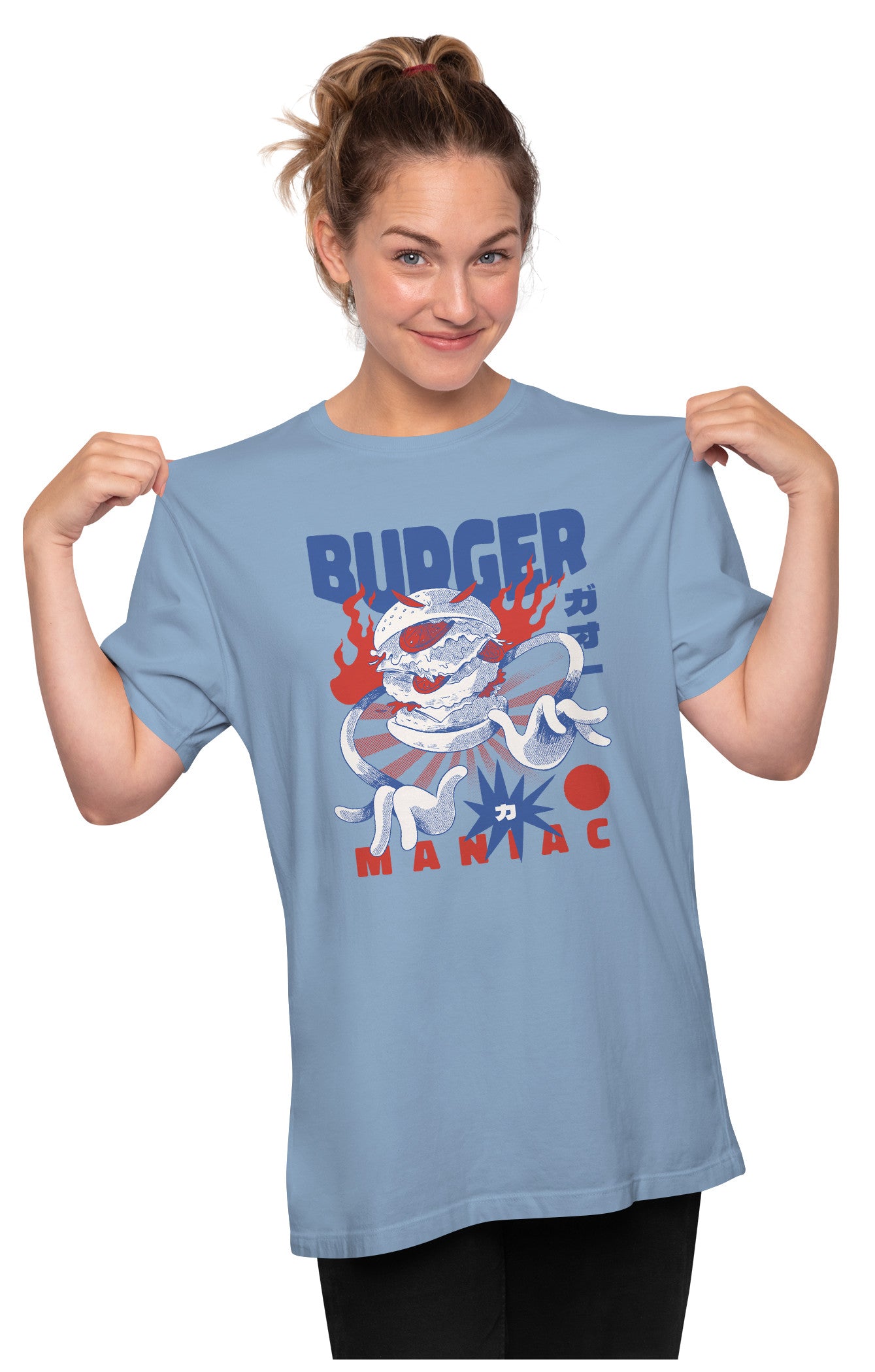 Burger Monster Kaiju Oversized Unisex T-shirt