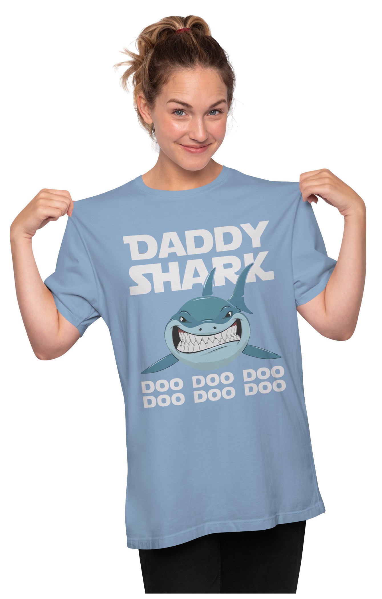 Daddy Shark Doo Doo Doo Oversized Unisex T-shirts