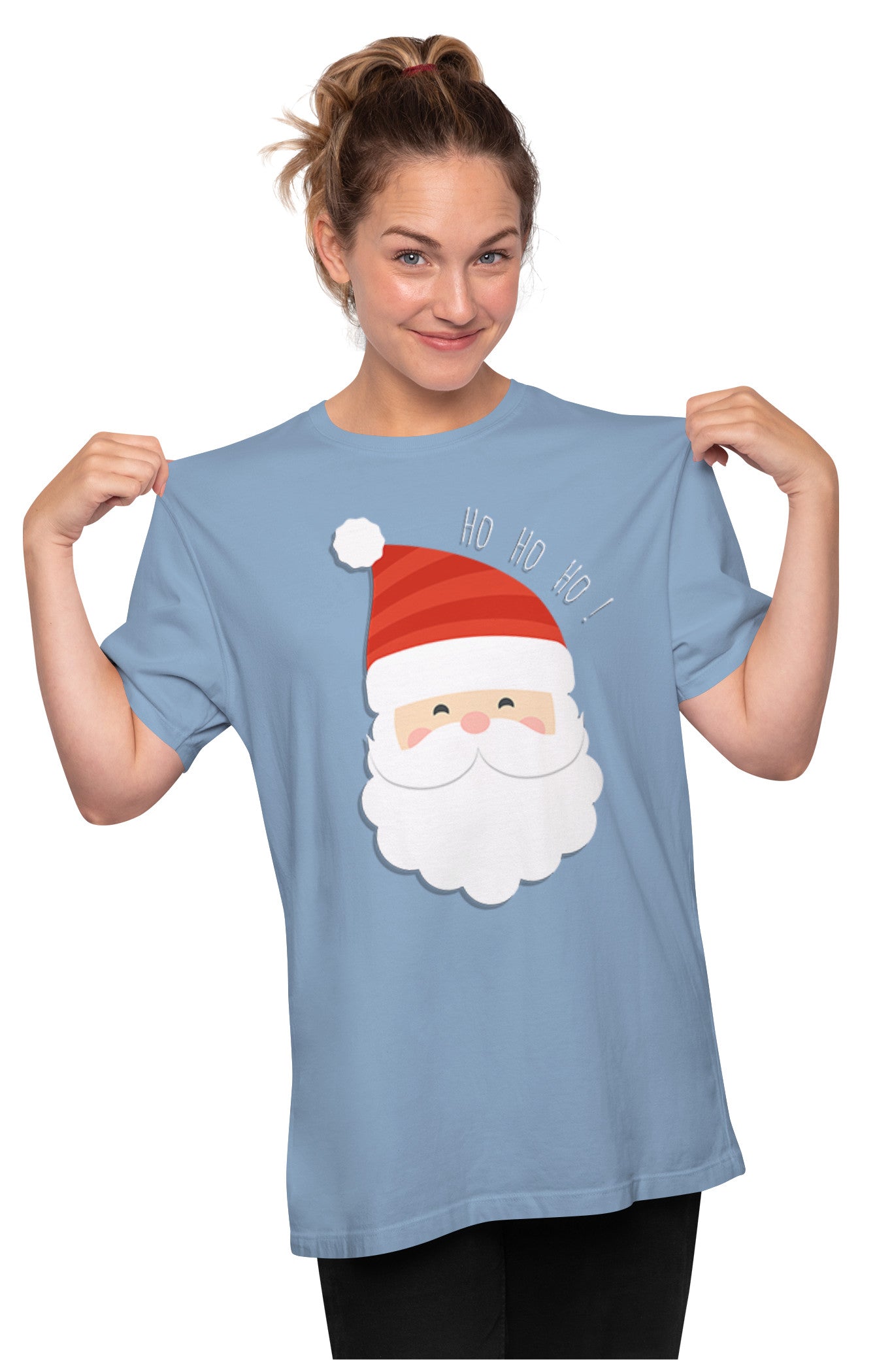 Ho Ho Ho! Merry Christmas Santa Claus Oversized Unisex T-shirt