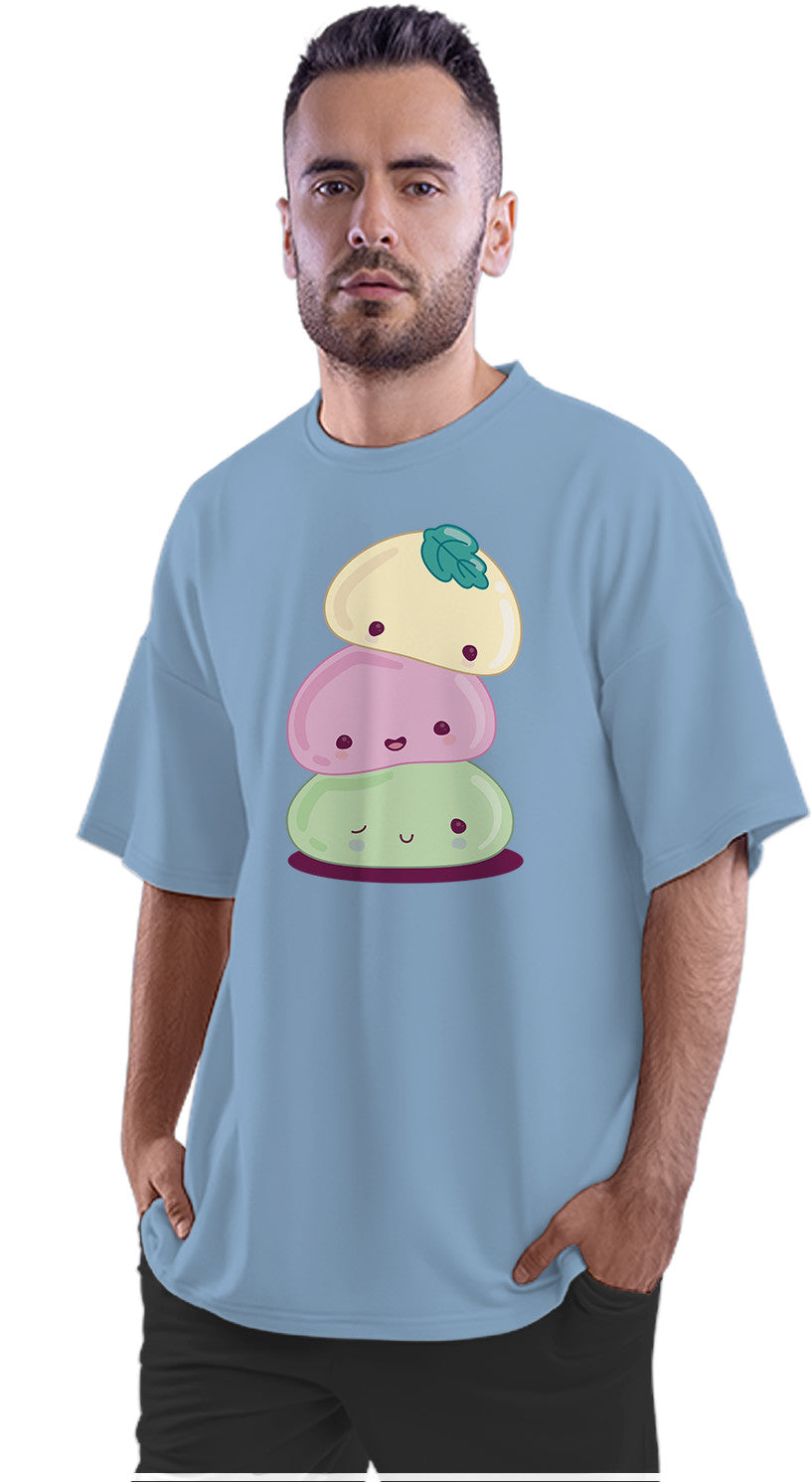 Kawaii Mochi - Japanese Rice Cake Oversized Unisex T-shirt
