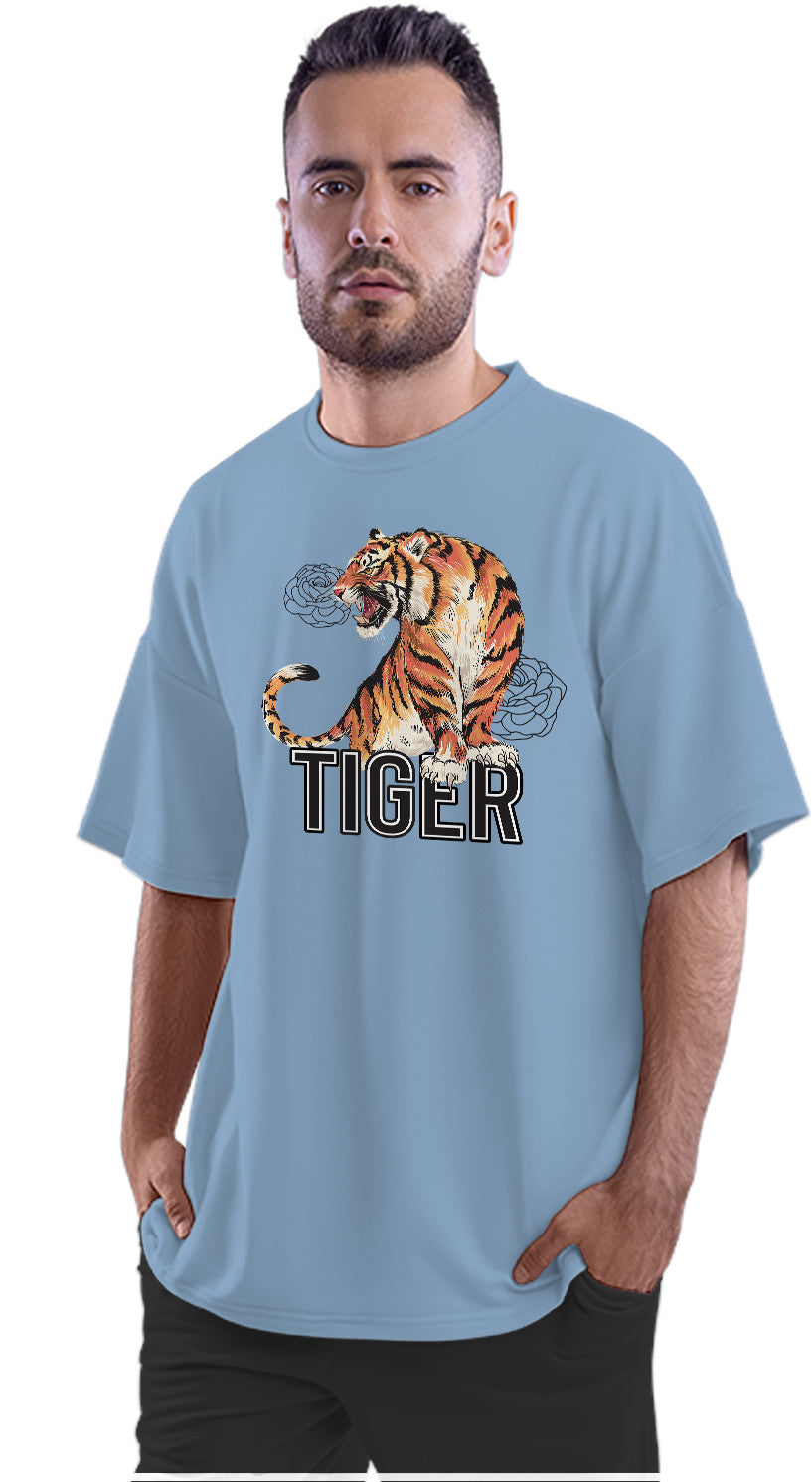 Tiger Artwork Oversized Unisex T-shirt