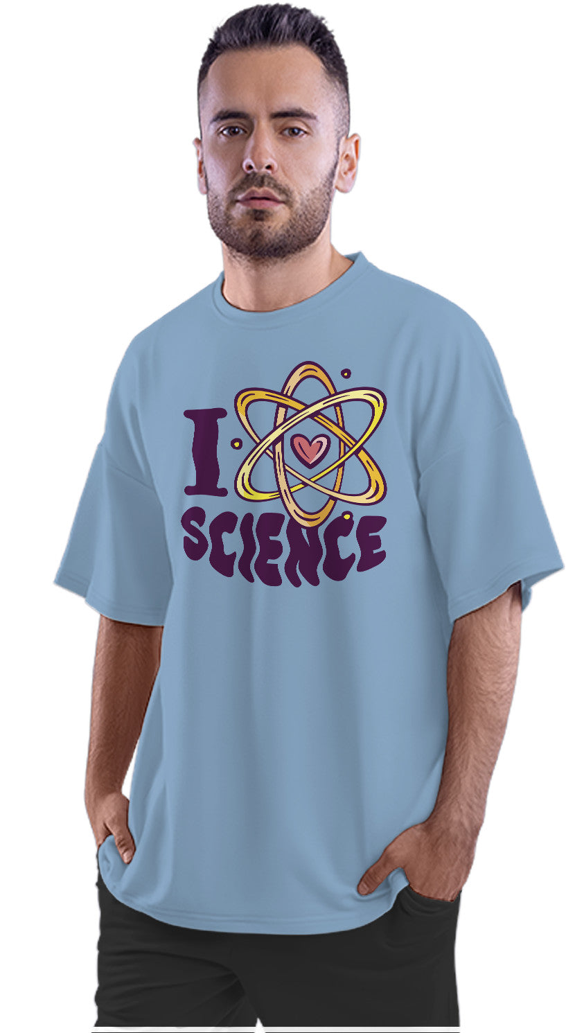 I Love Science Oversized Unisex T-shirt