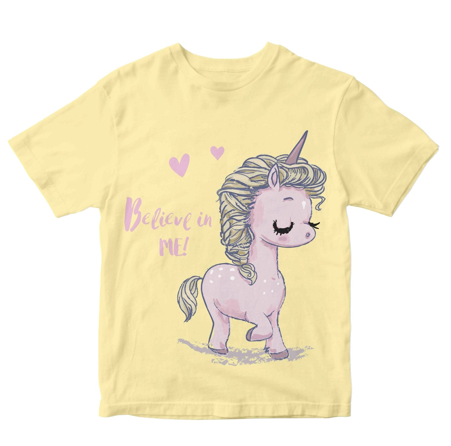 Believe In Me Cute Unicorn Girls Kids