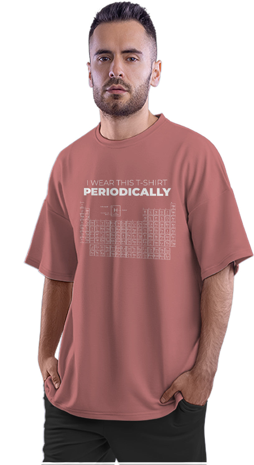 Funny Periodic Table Oversized Unisex T-shirt