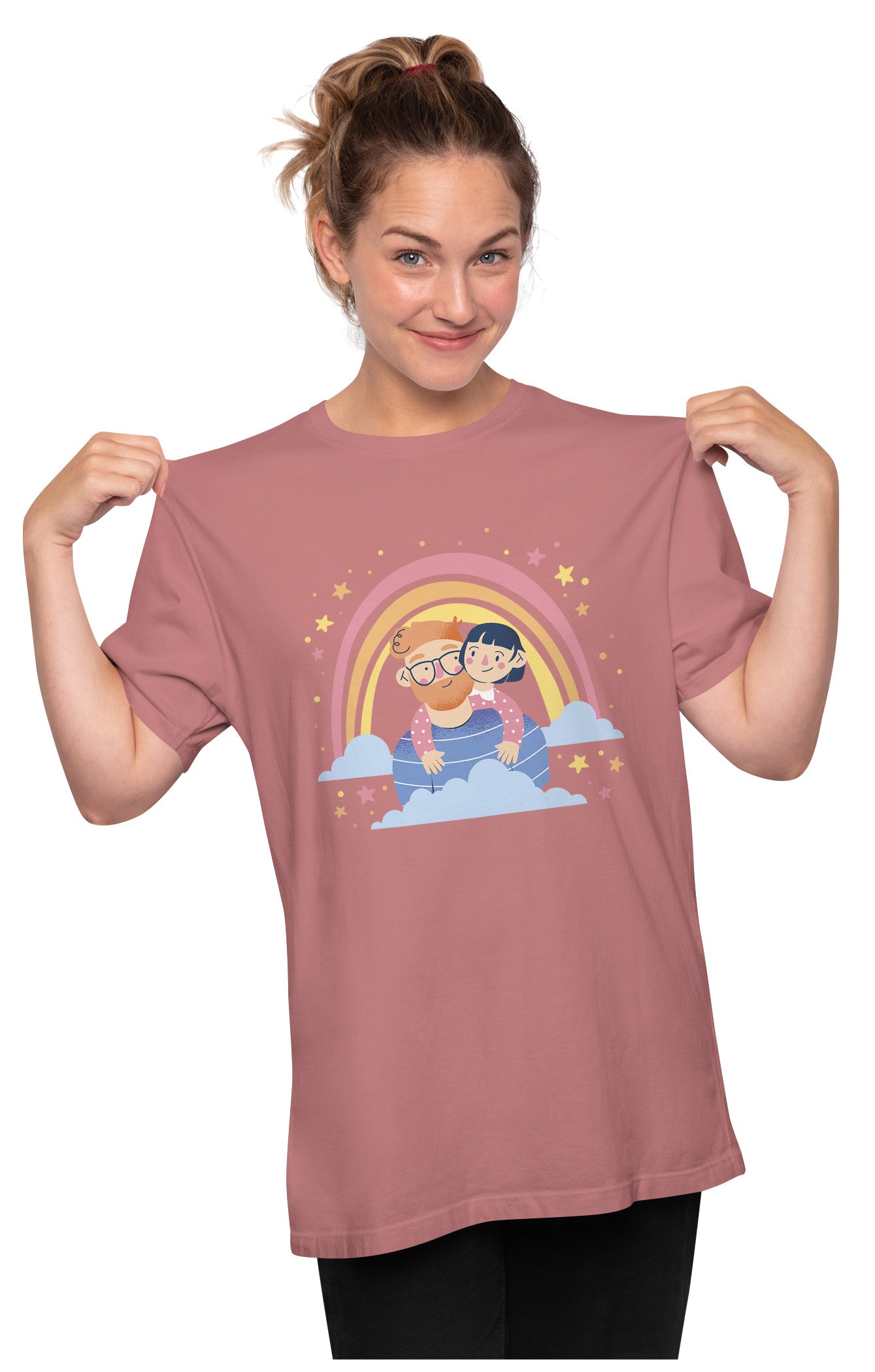 Father's Day - Father & Daughter Oversized Unisex T-shirt