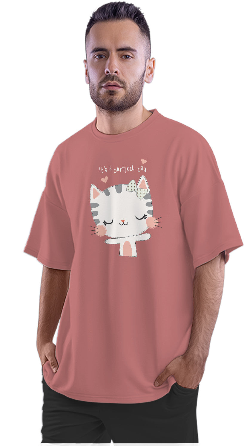 It's A Purrfect Day Oversized Unisex T-shirt