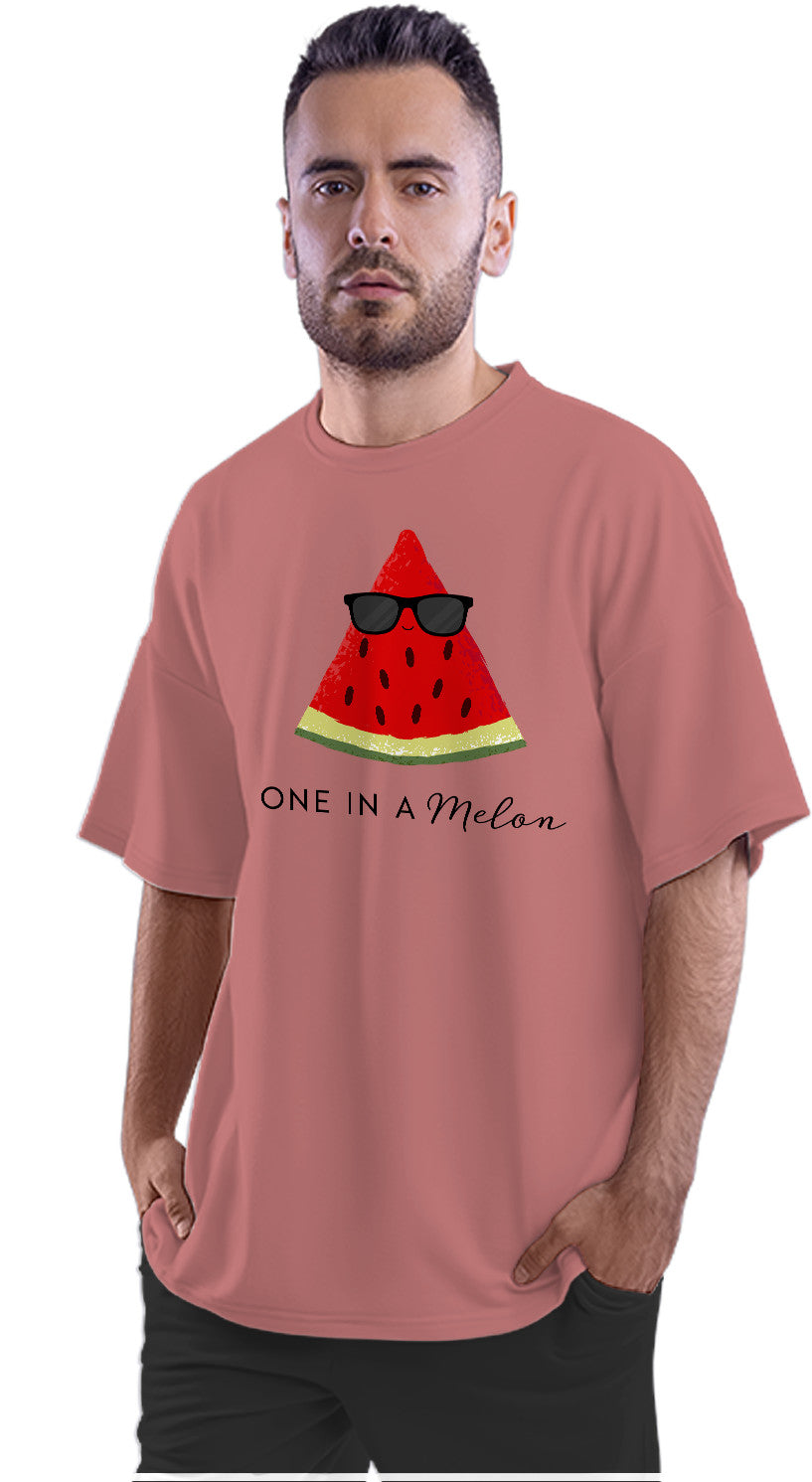 You're One In A 'Melon' - Cool Watermelon Oversized Unisex T-shirt