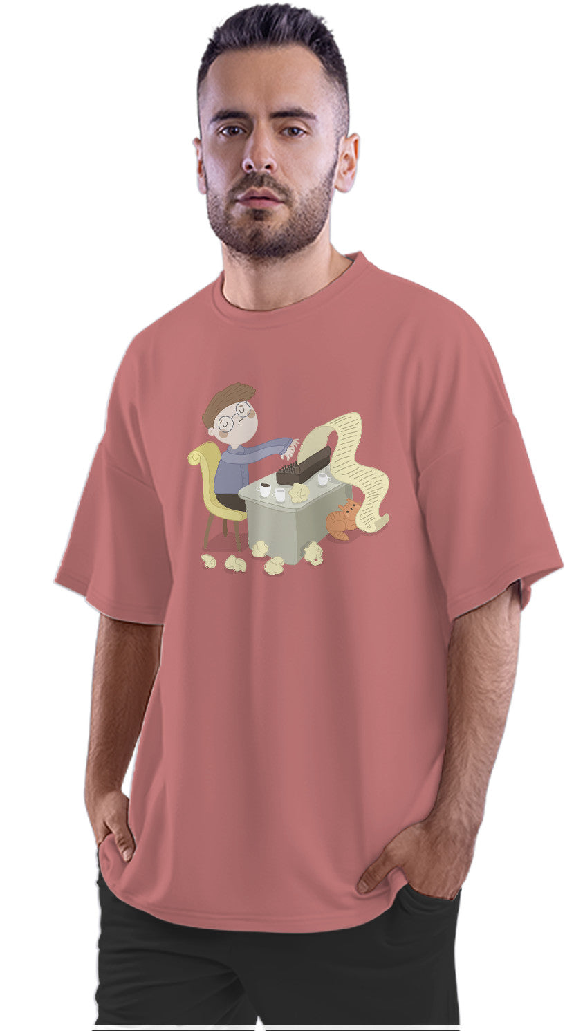 Writer - Writing Novel - Novelist Oversized Unisex T-shirt