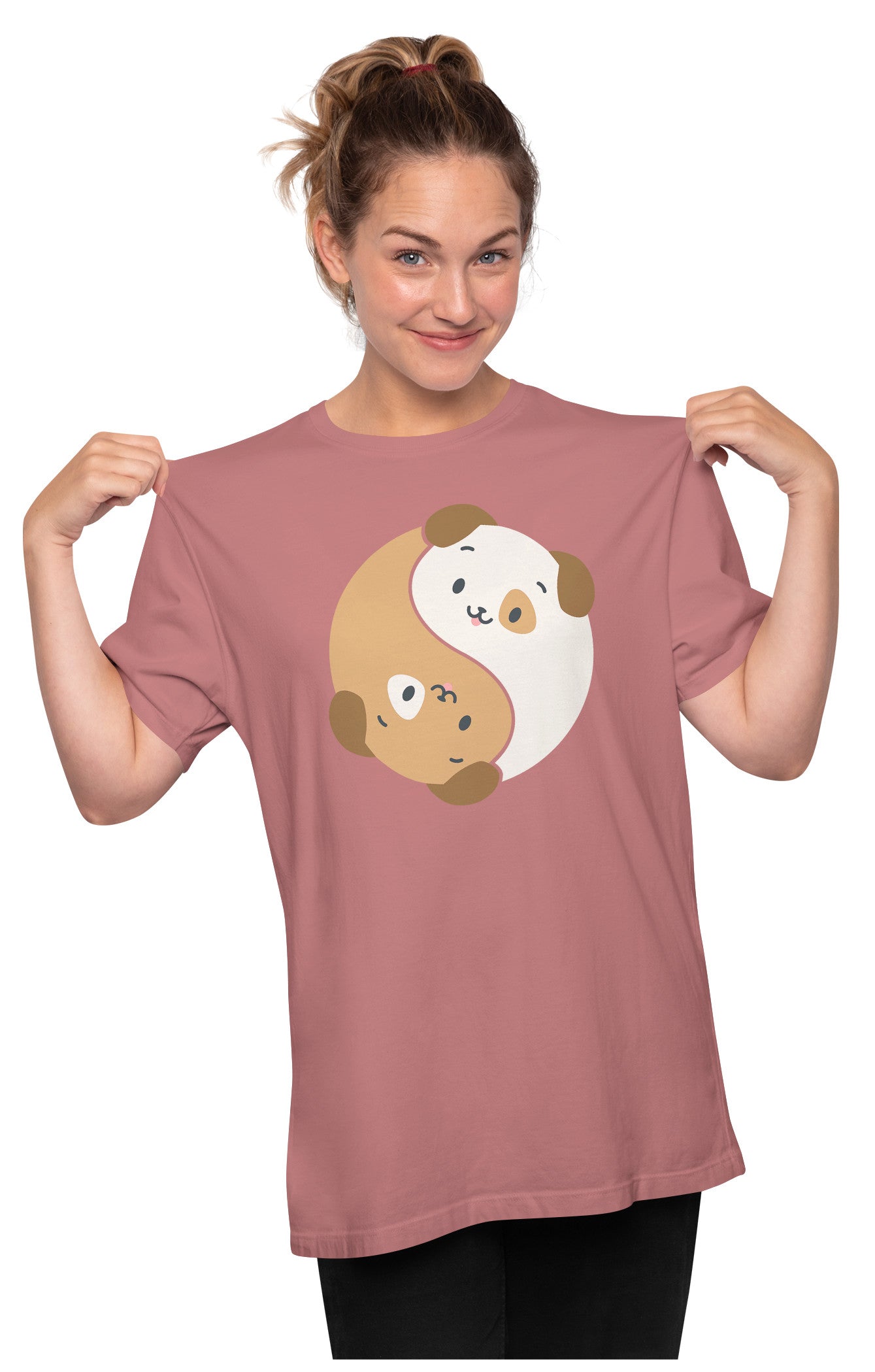 Best Friend Dogs - Yin & Yang Oversized Unisex T-shirt