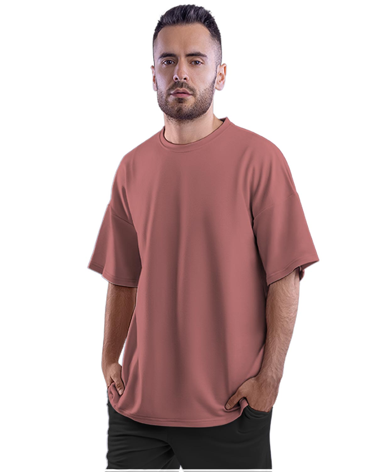 Plain Oversized Oversized Unisex T-shirt