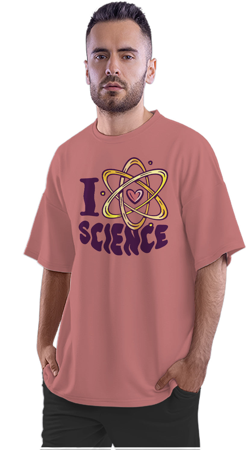 I Love Science Oversized Unisex T-shirt